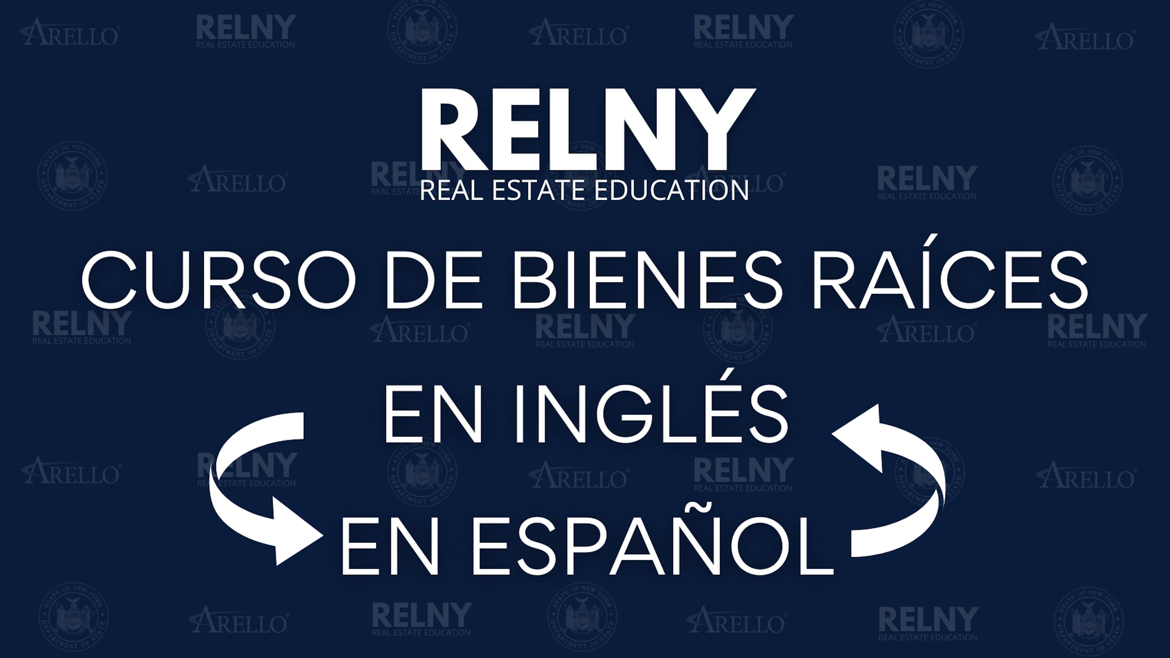 Cursos de Bienes Raíces en Español - RELNY