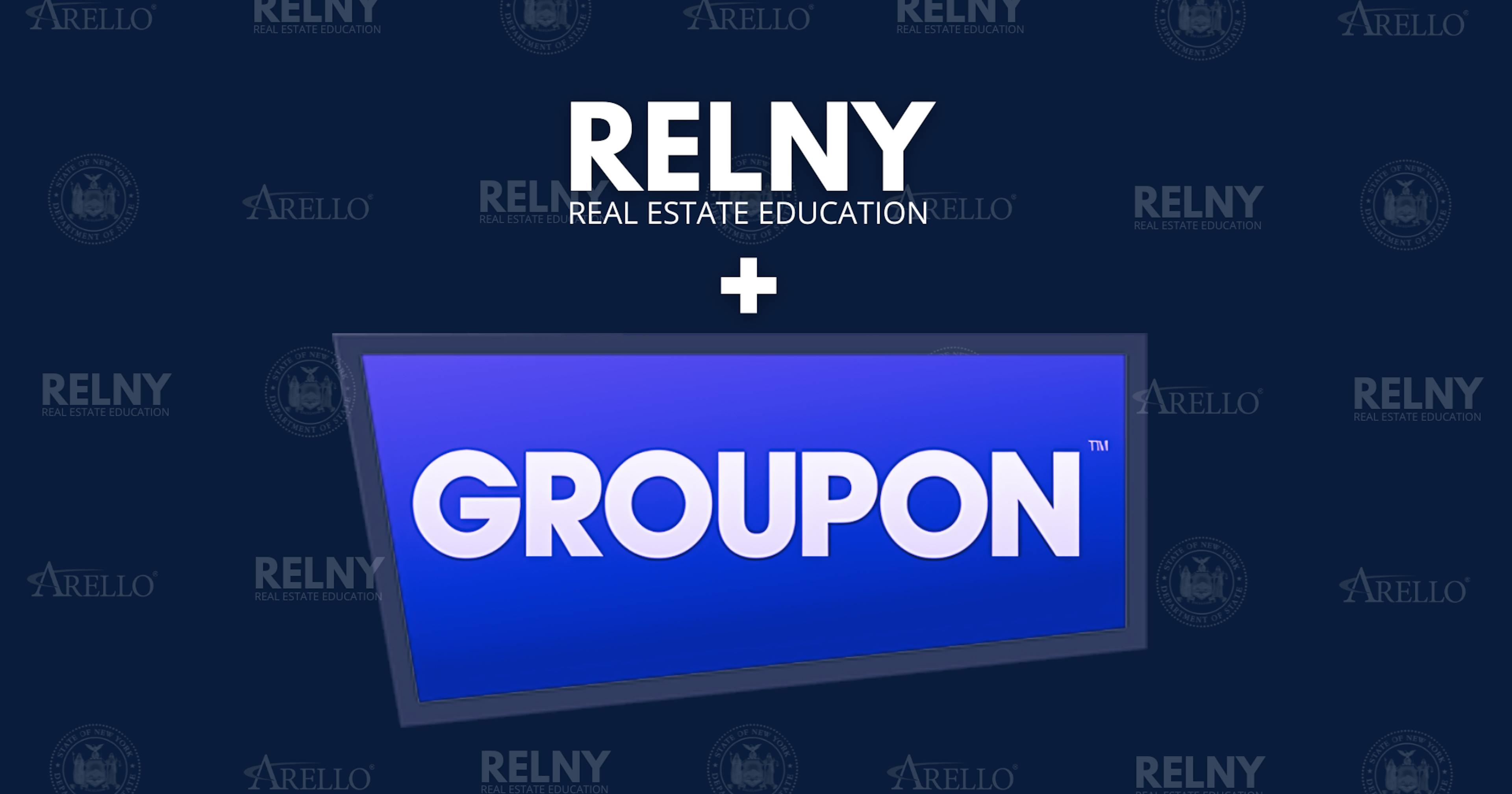 Groupon Promo Discount Coupon Code Real Estate License RELNY