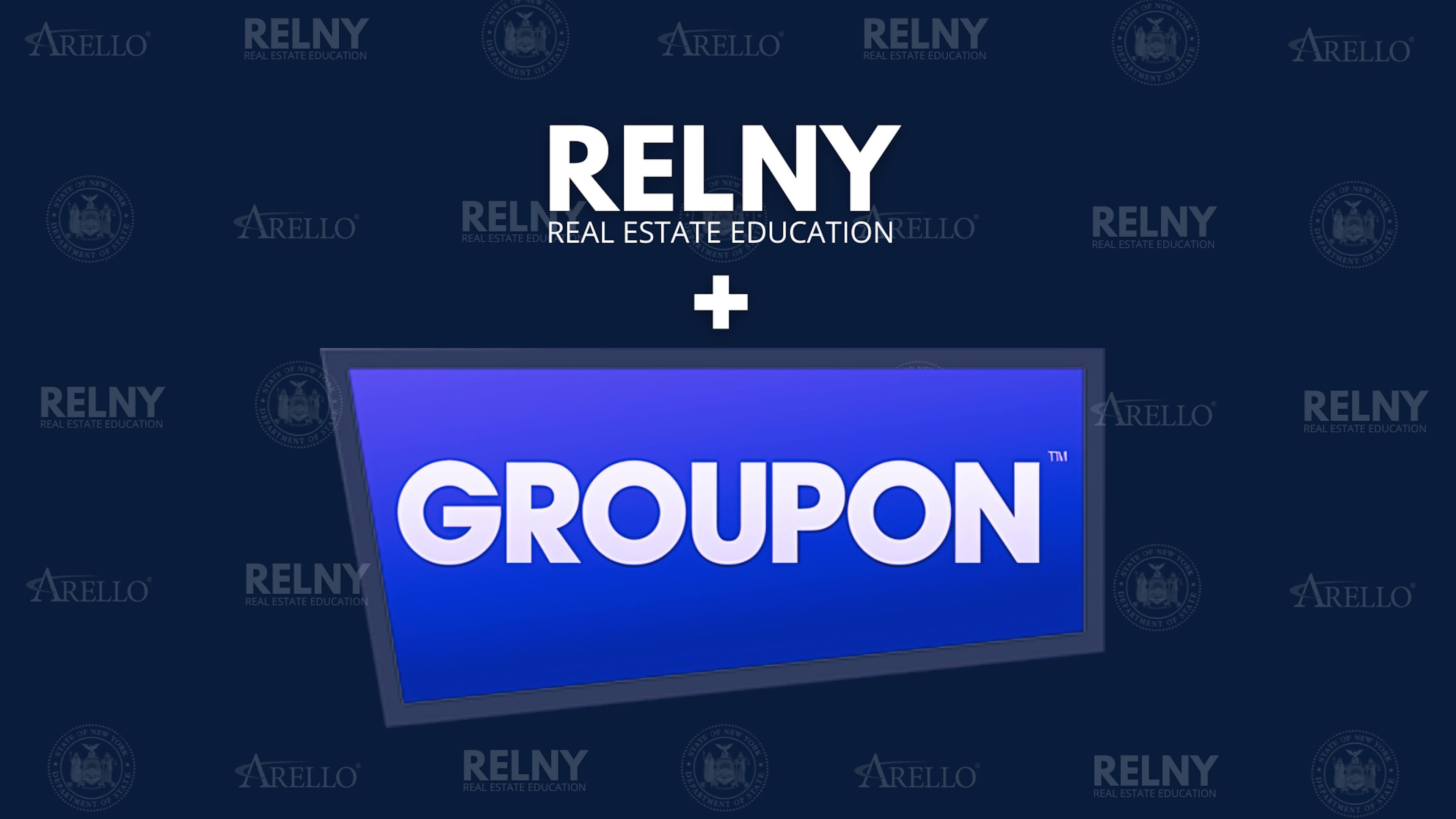 Groupon Promo Discount Coupon Code Real Estate License RELNY