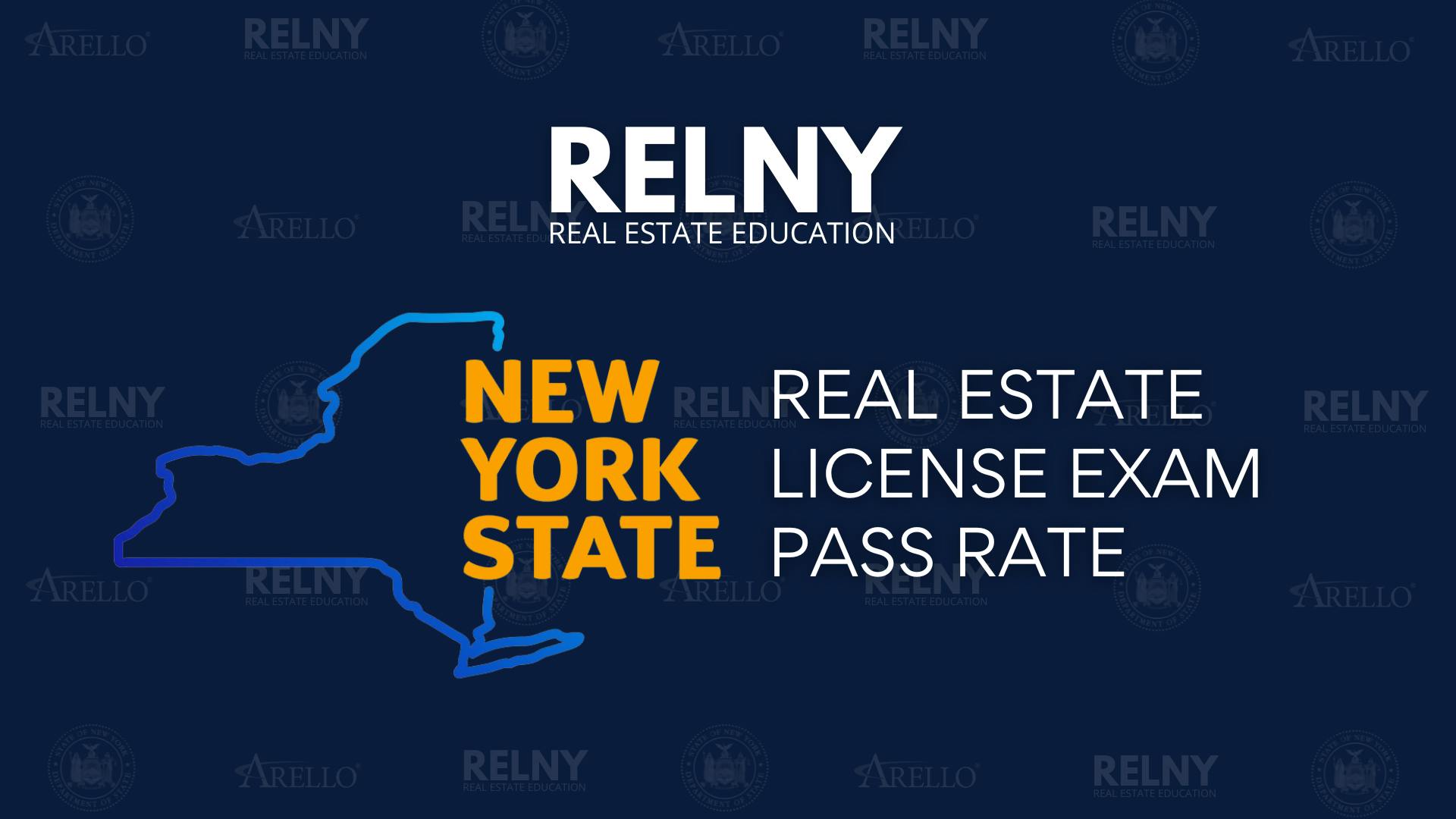 RELNY New York State Real Estate Exam Pass Rate