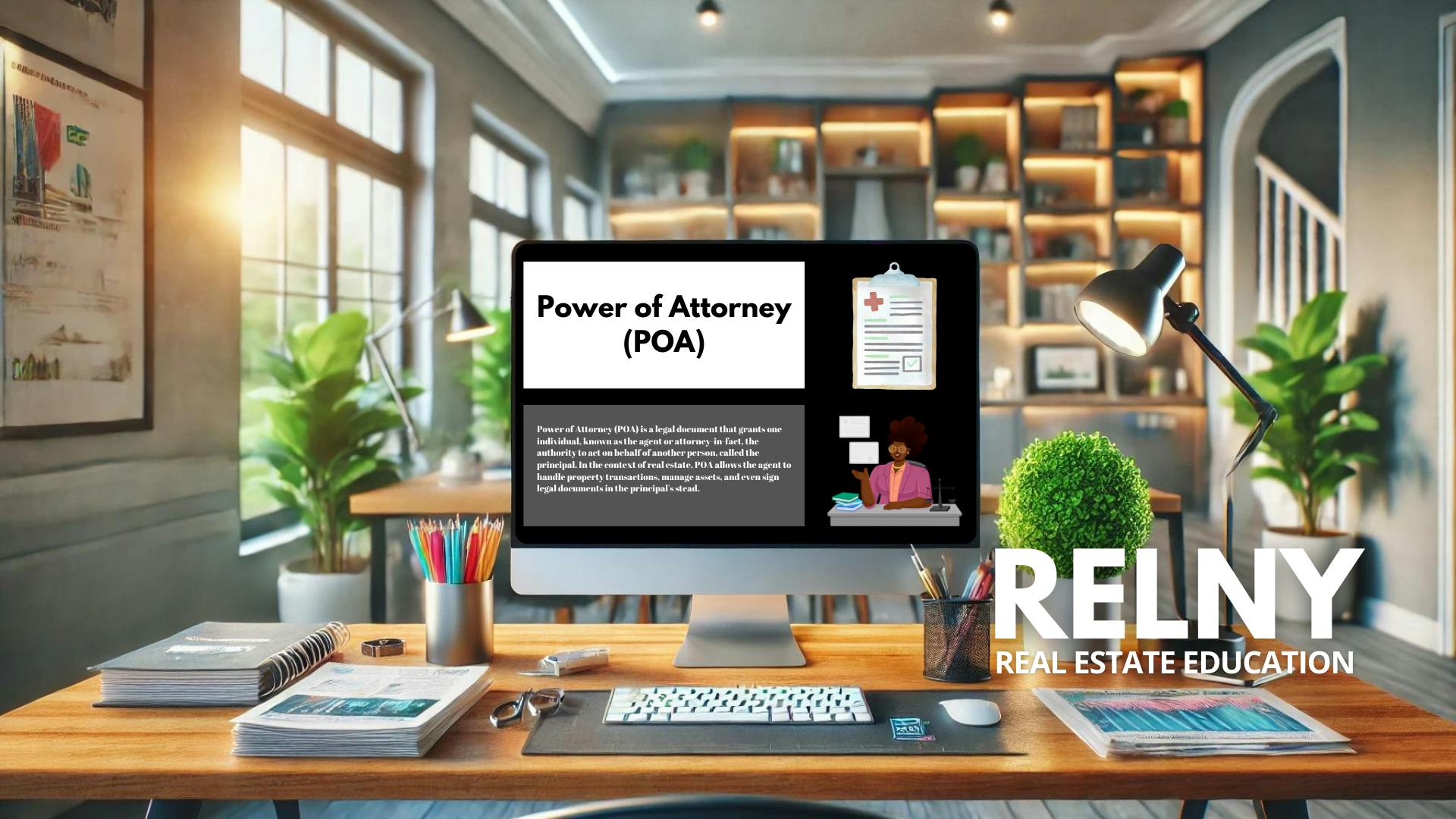 Power of Attorney POA Definition RELNY Flashcard Study Terms Expanded
