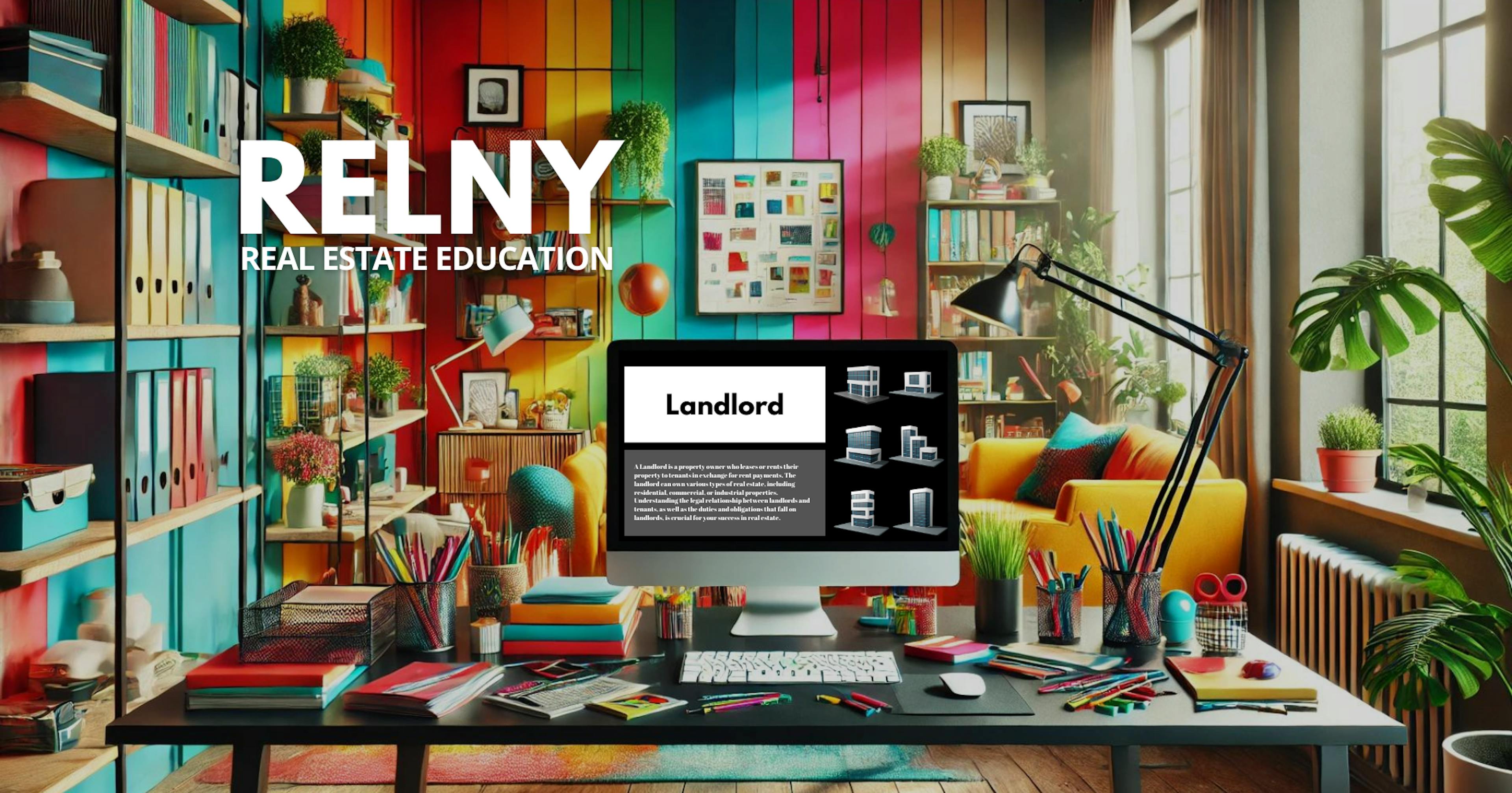 Landlord Definition RELNY Flashcard Study Terms Expanded