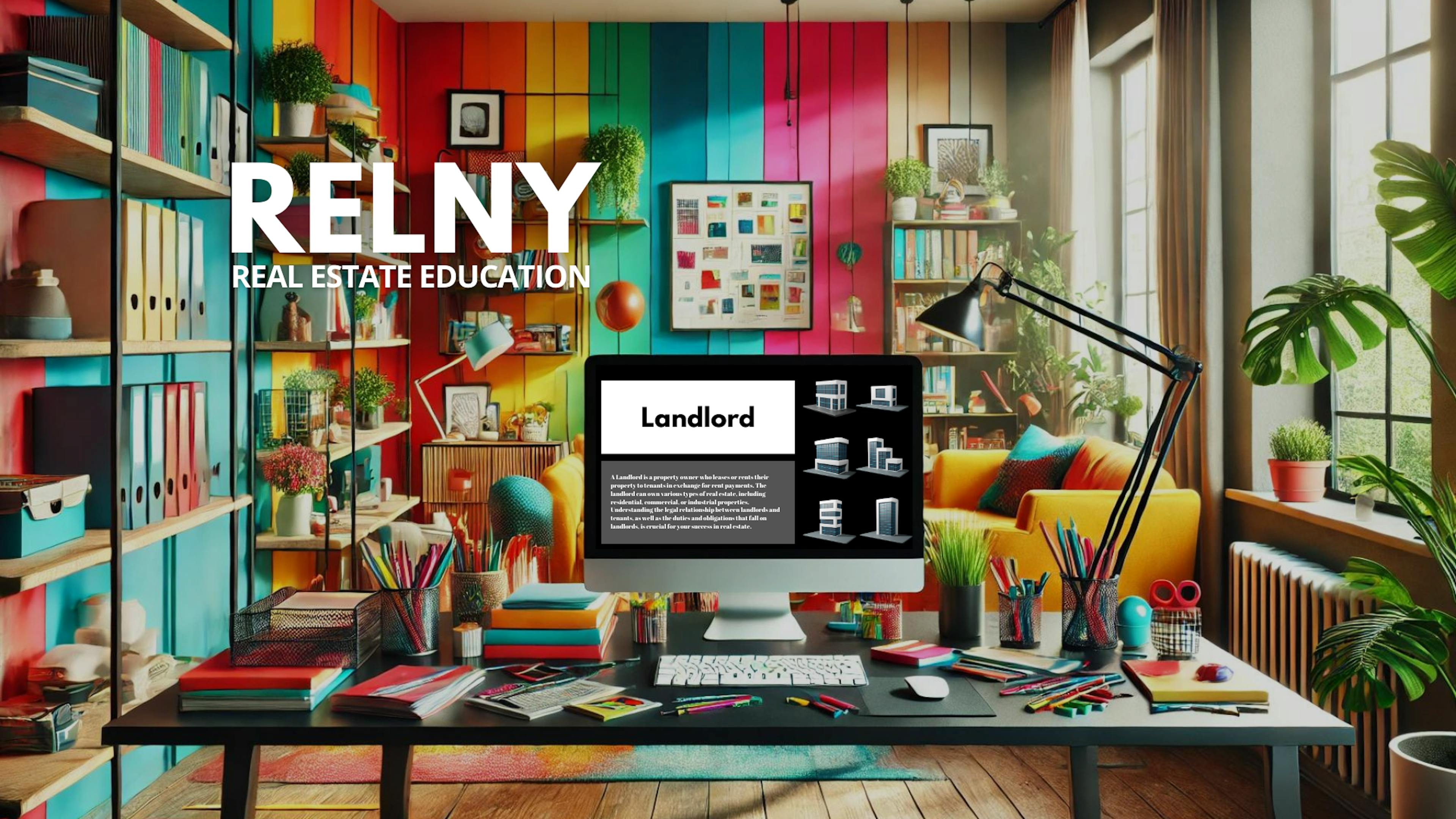 Landlord Definition RELNY Flashcard Study Terms Expanded