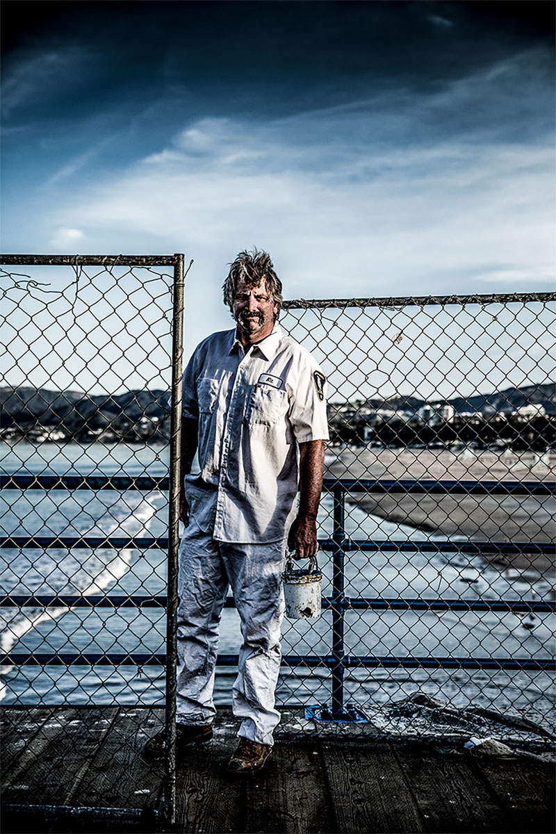 null | Painter Worker, Personal Portrait | Santa Monica Pier