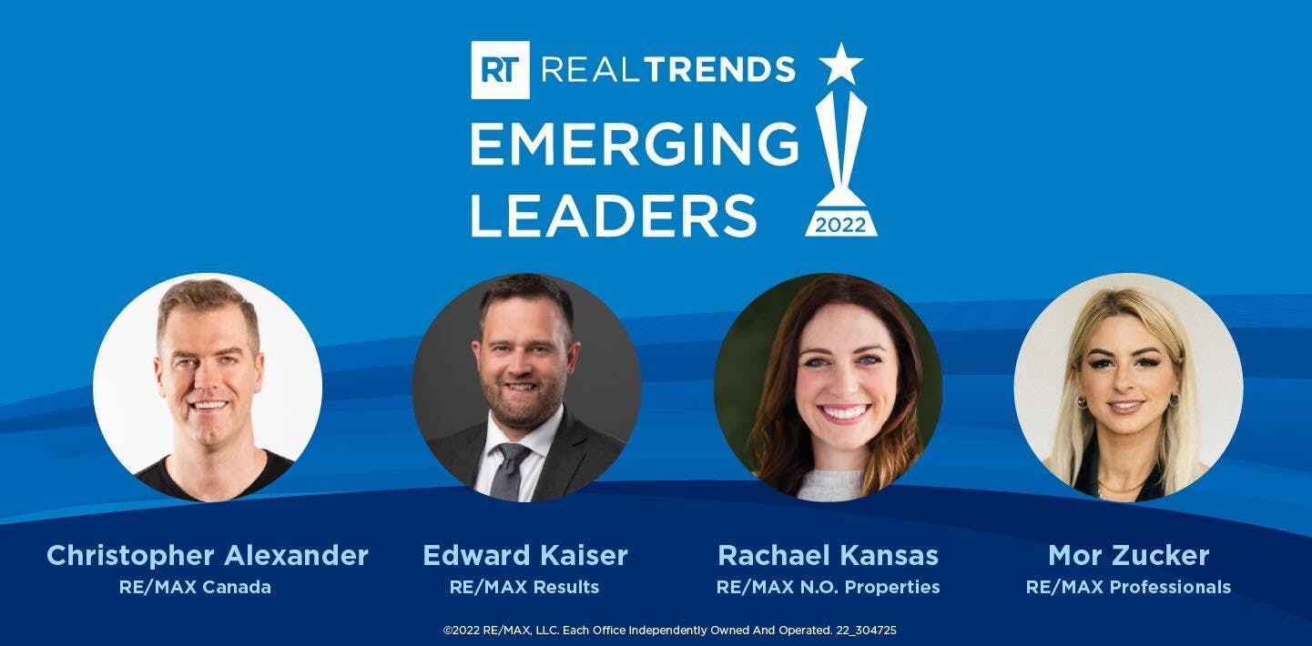 RE/MAX Network Home to ‘Emerging Leaders’ Shaping Real Estate RE/MAX NEWS