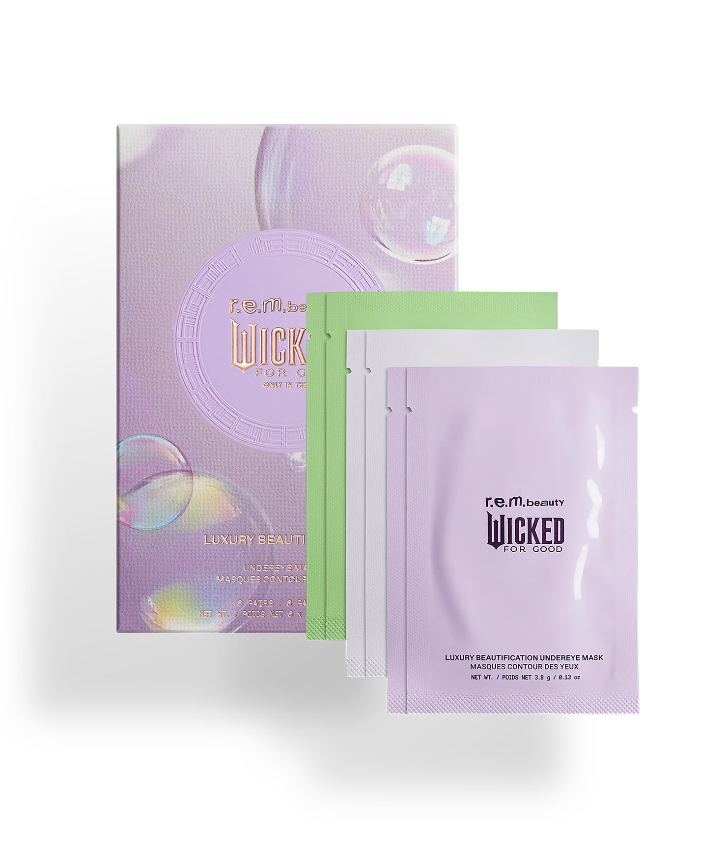 r.e.m. beauty x Wicked: For Good Luxury Beautification Undereye Masks