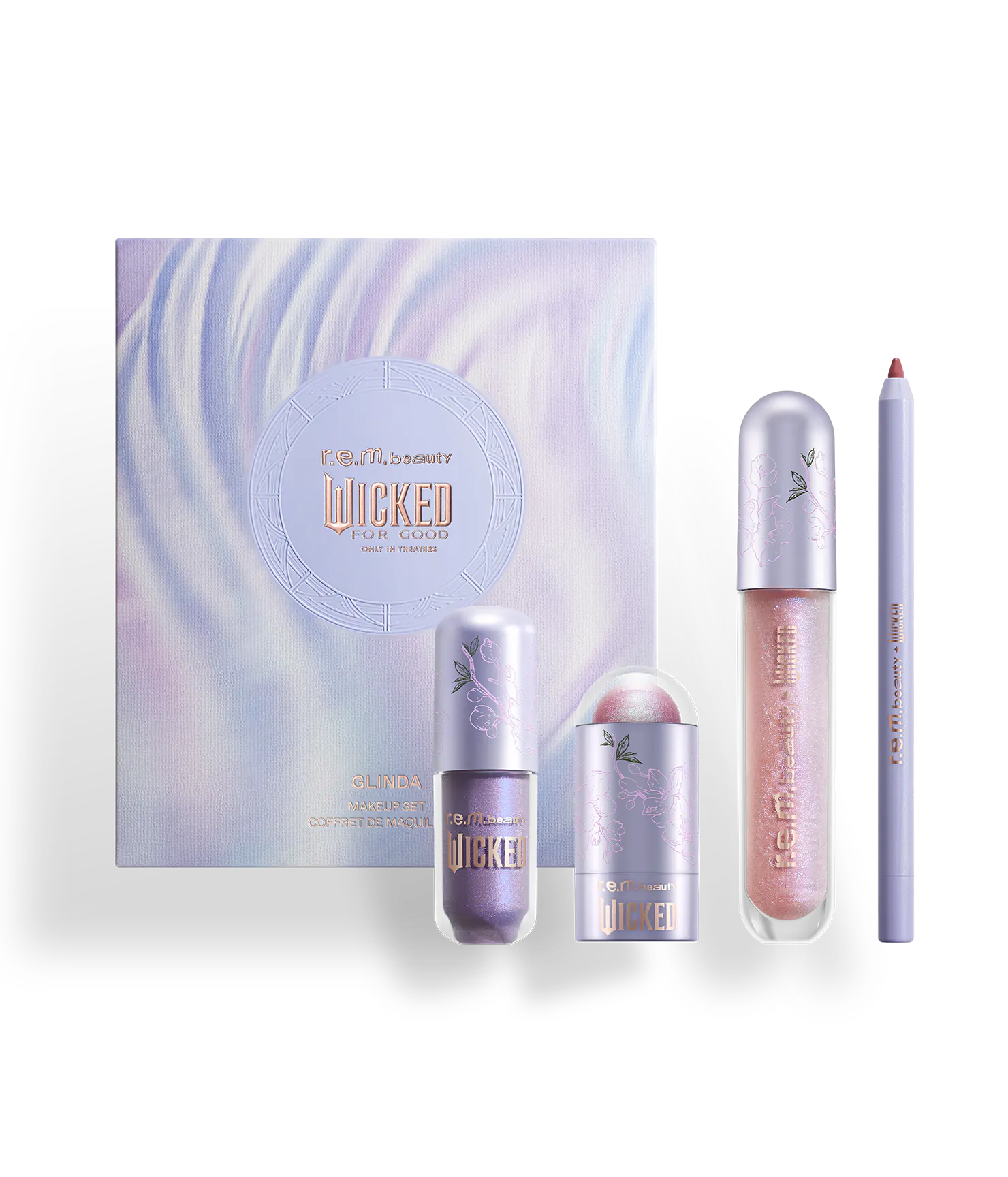 r.e.m. beauty x Wicked: For Good Glinda Makeup Set