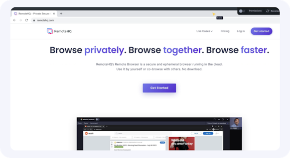 Co-browse the web