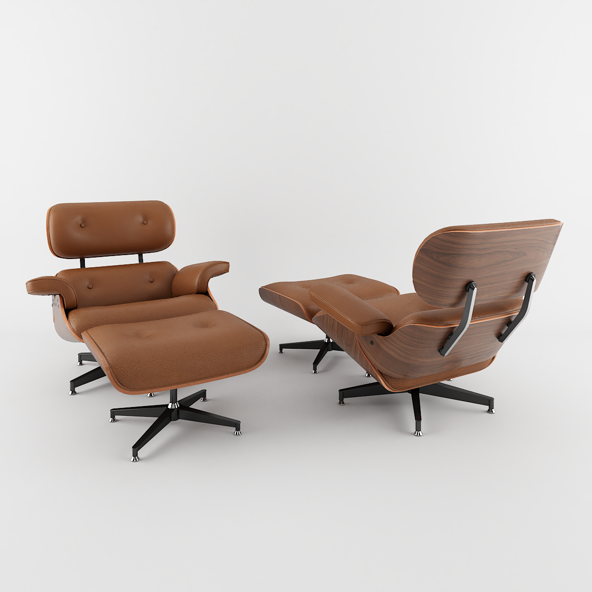 POLTRONA CHARLES EAMES CARAMELO