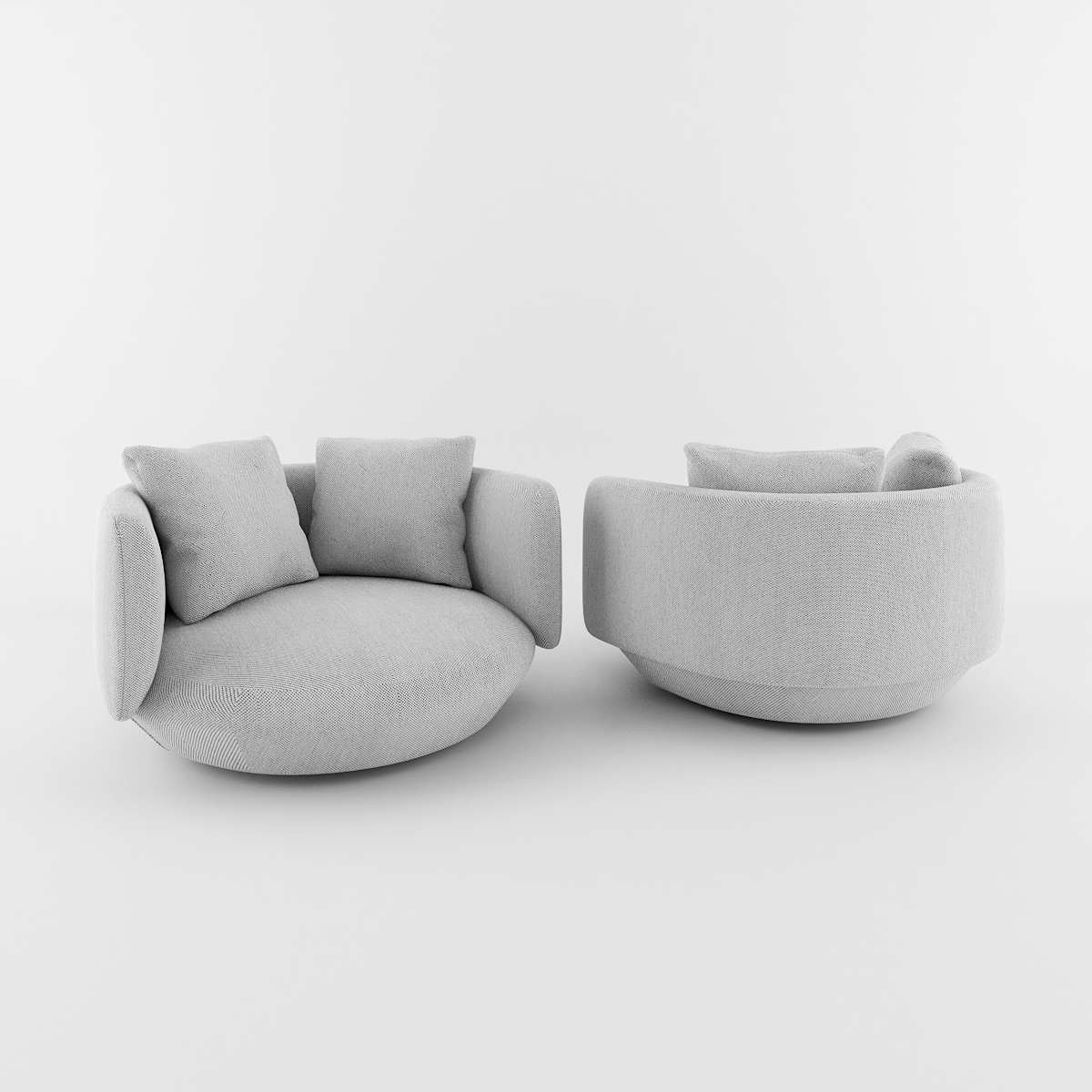 POLTRONA BAIXA WENTZ CINZA