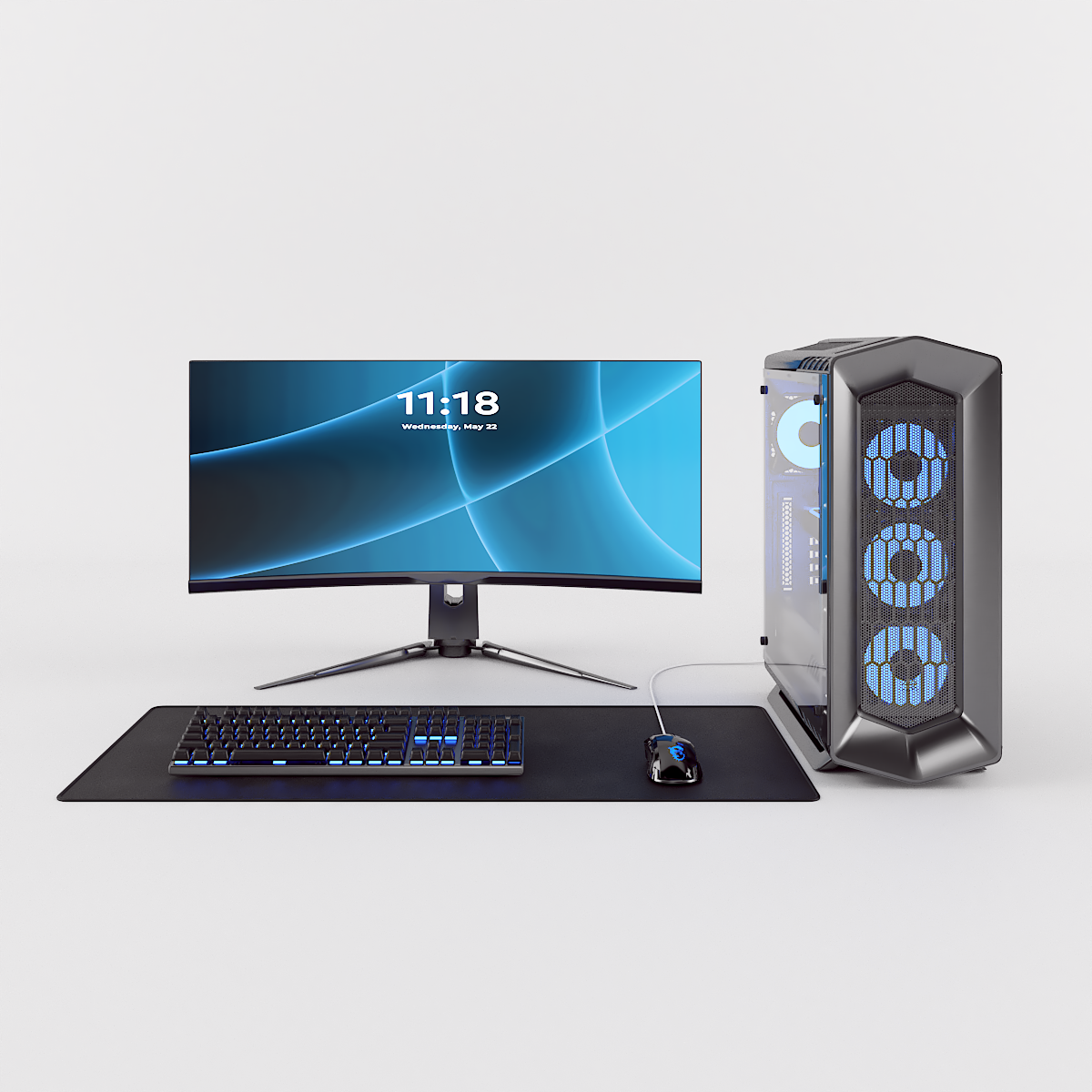 render do recurso 3D