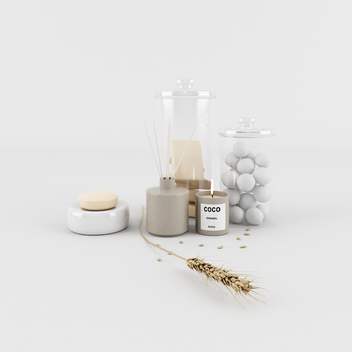 render do recurso 3D