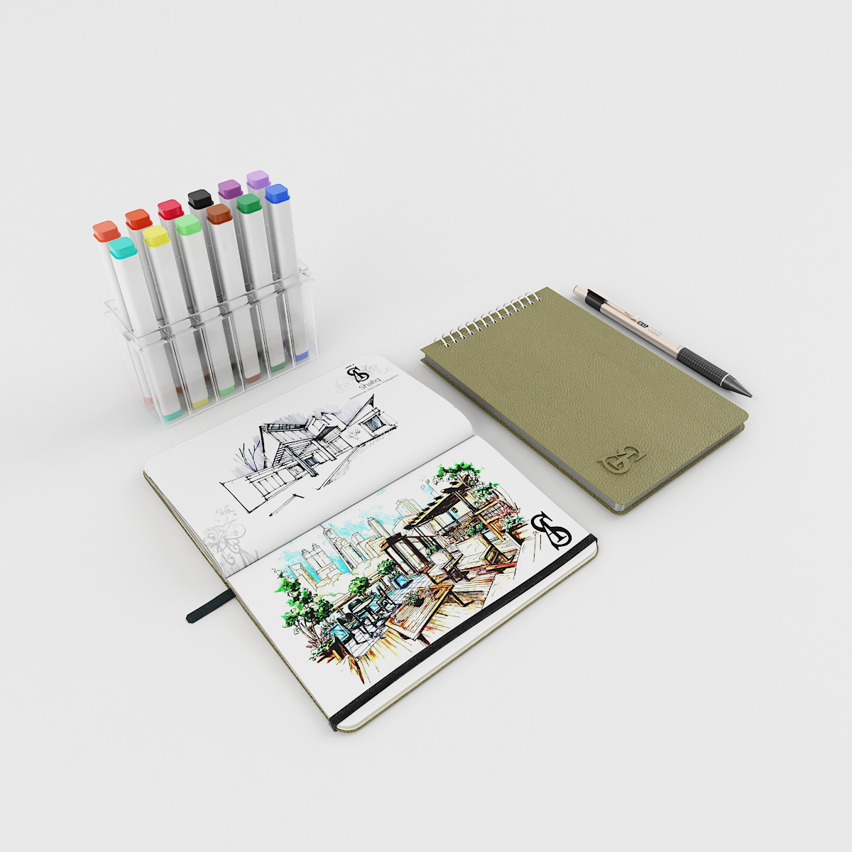 render do recurso 3D