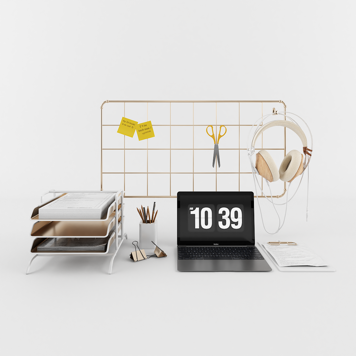 render do recurso 3D