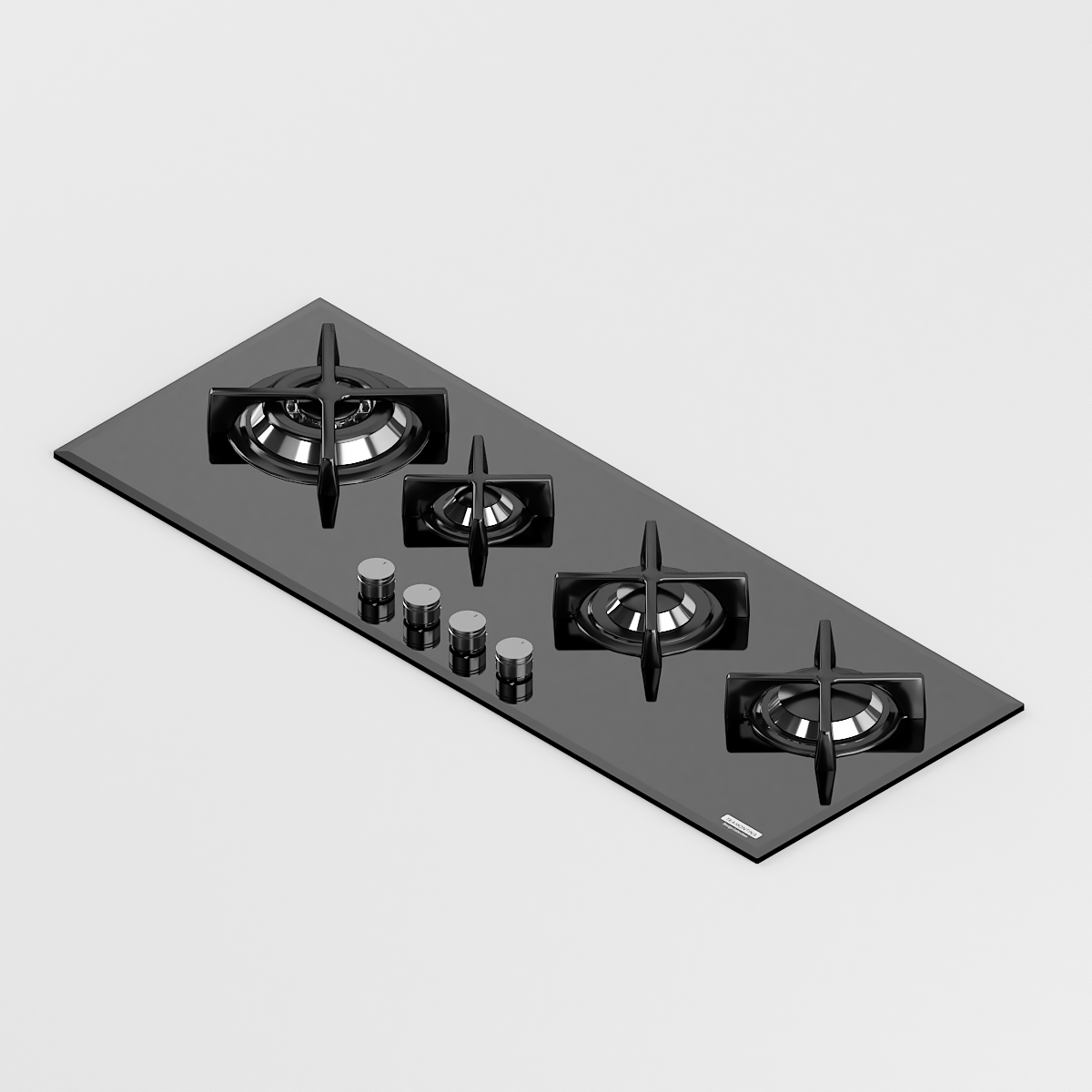 COOKTOP A GÁS TRAMONTINA SLIM GLASS