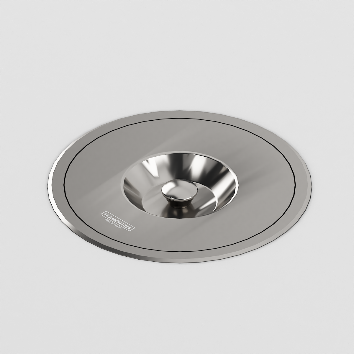 LIXEIRA DE EMBUTIR CLEAN ROUND TRAMONTINA