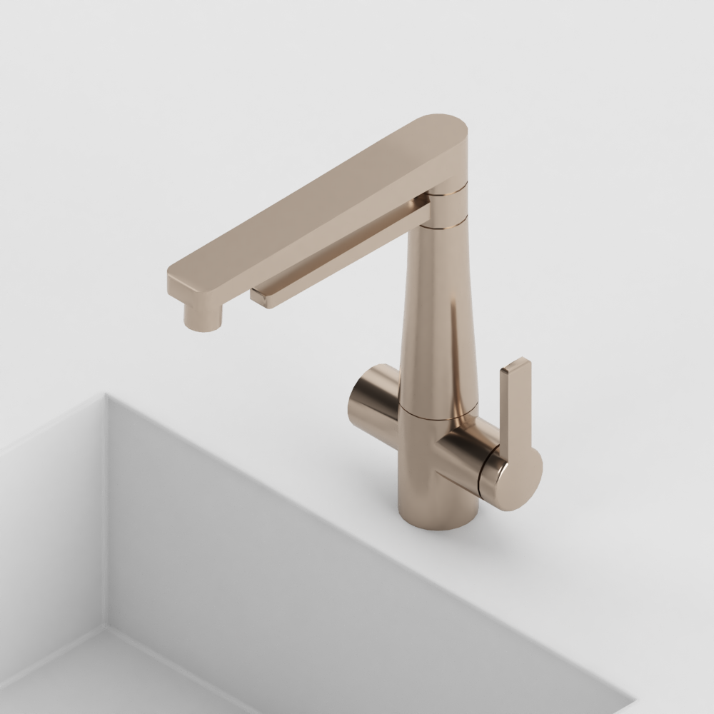 TORNEIRA COM FILTRO VITALIS NÍQUEL