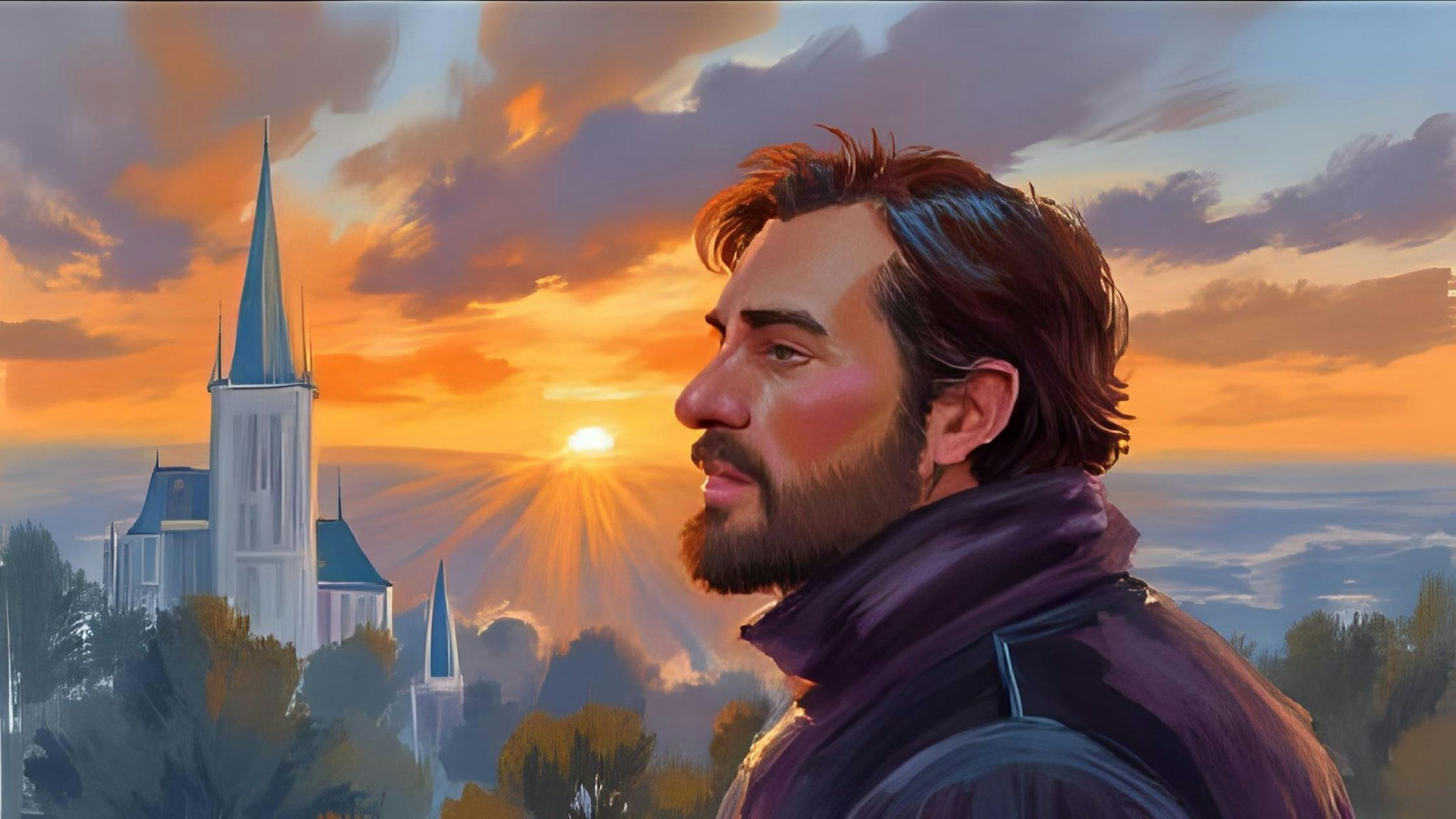 A man looking at sunset | Loneliness | Renée Space Blog