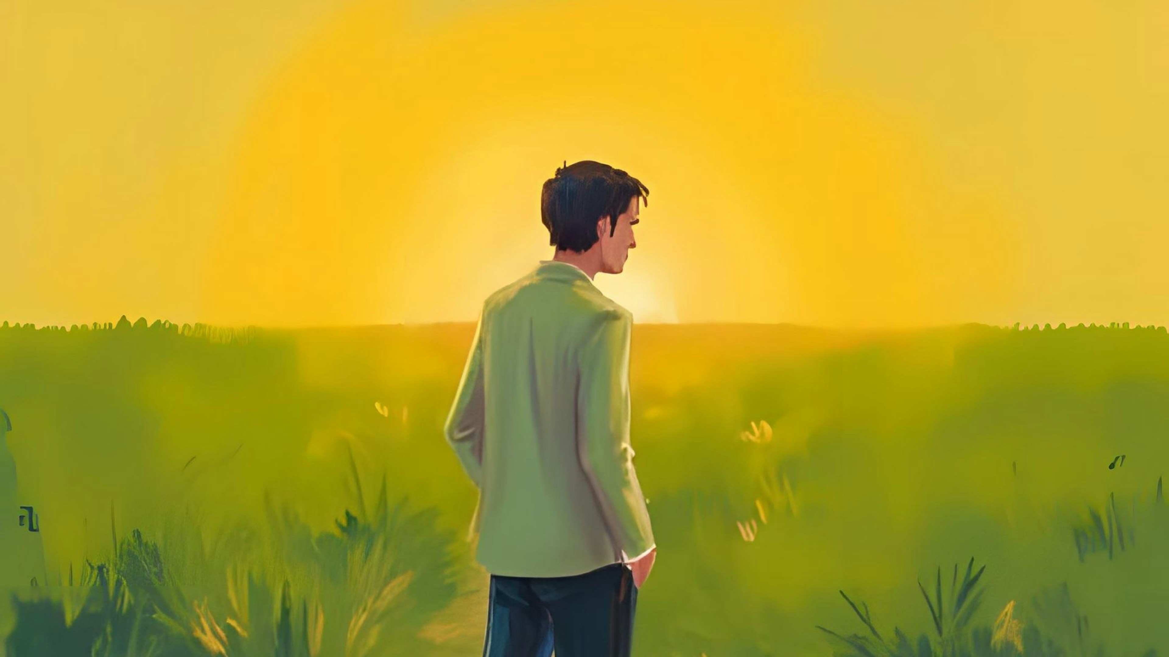 A man looking at sunset | Loneliness | Renée Space Blog