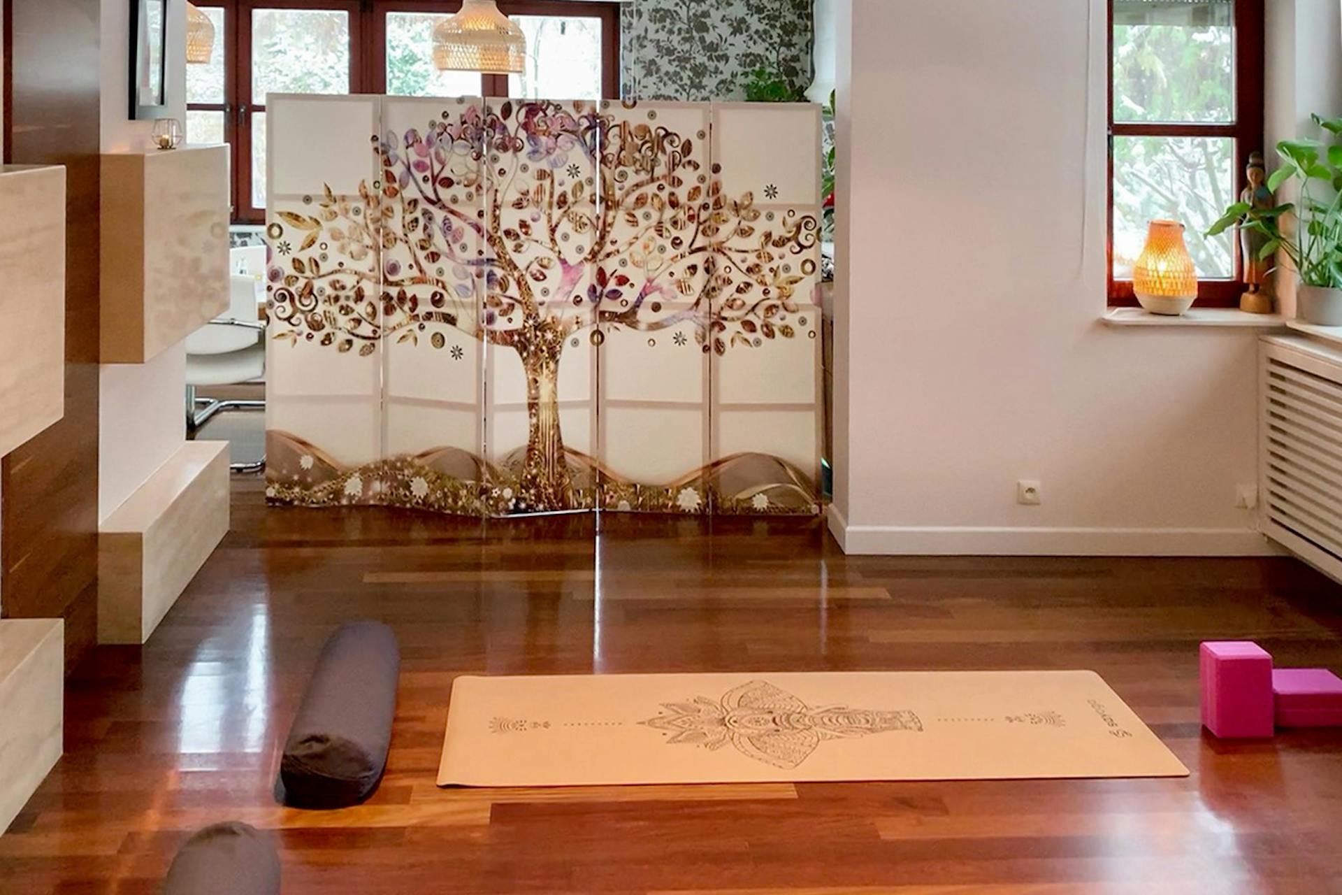 Kleines Heim-Yoga-Studio