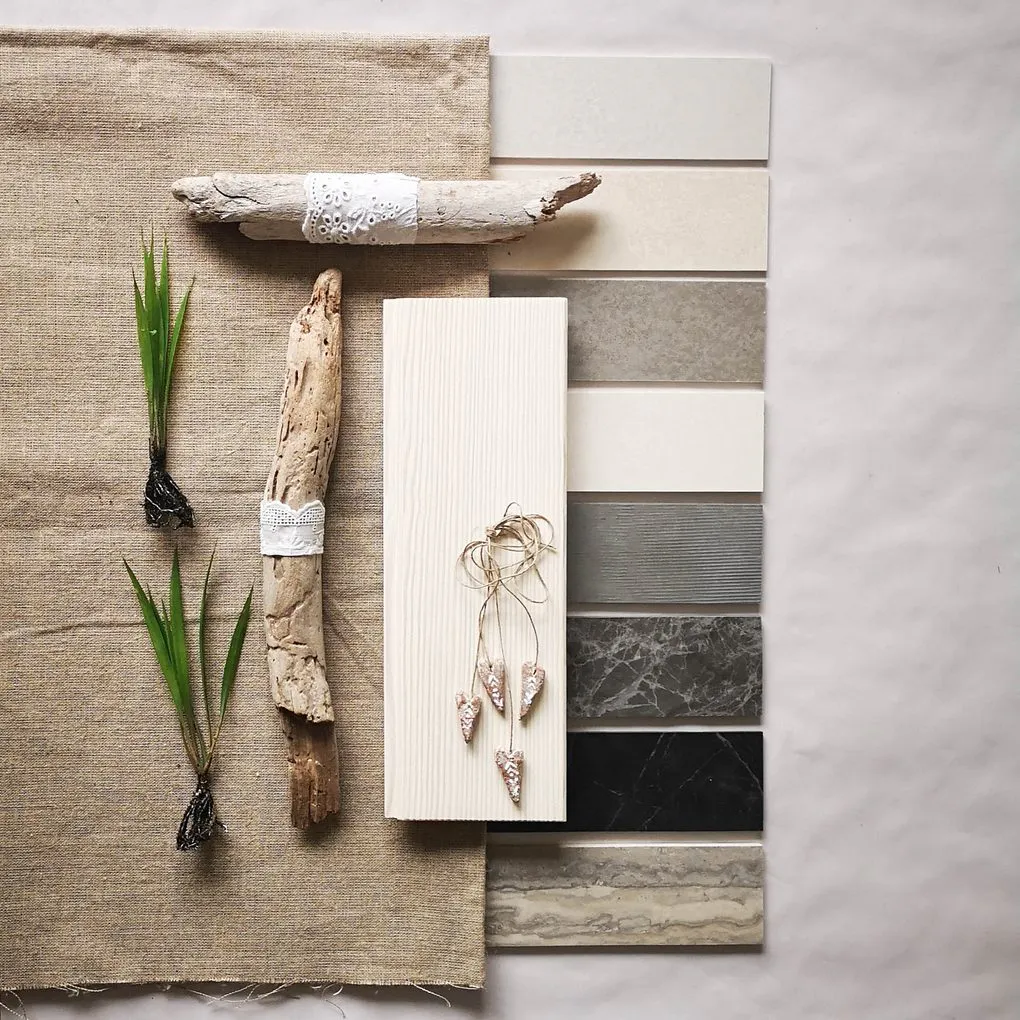 Próbki kolorów – moodboardy architektów