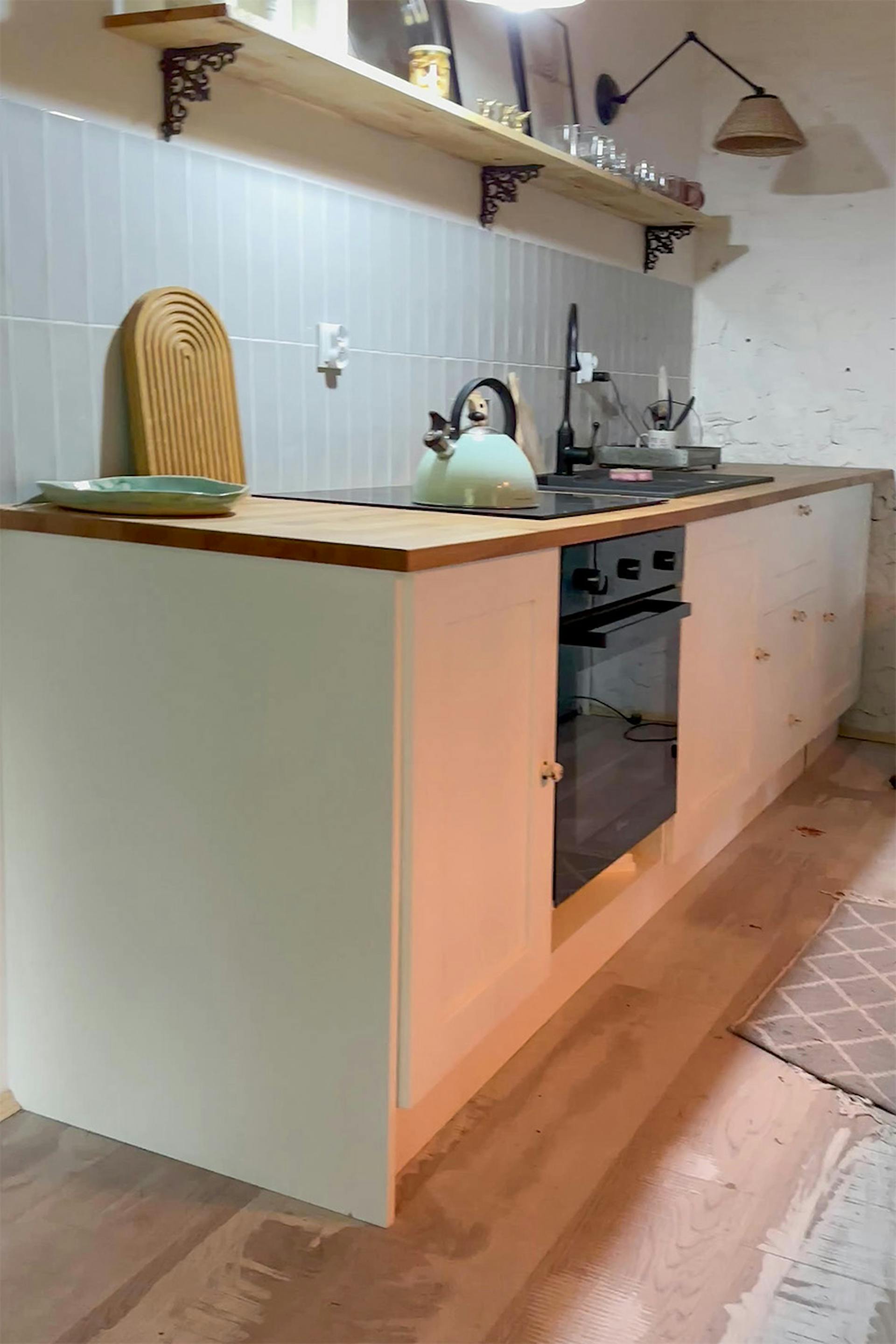 aneks kuchenny w domu na wsi