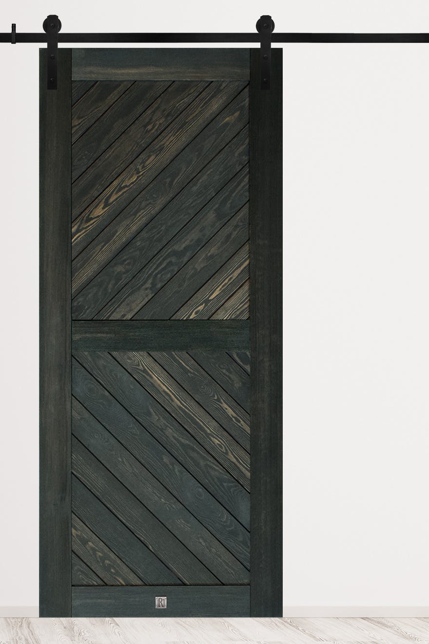 solid wood sliding door