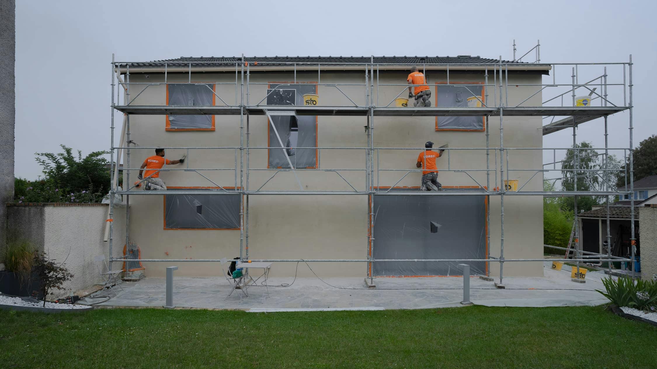 Isolation des murs par l'extérieur 