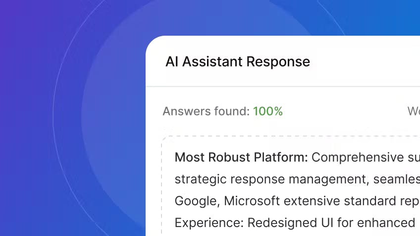 Responsive UI mockup of the AI-Powered Assistant