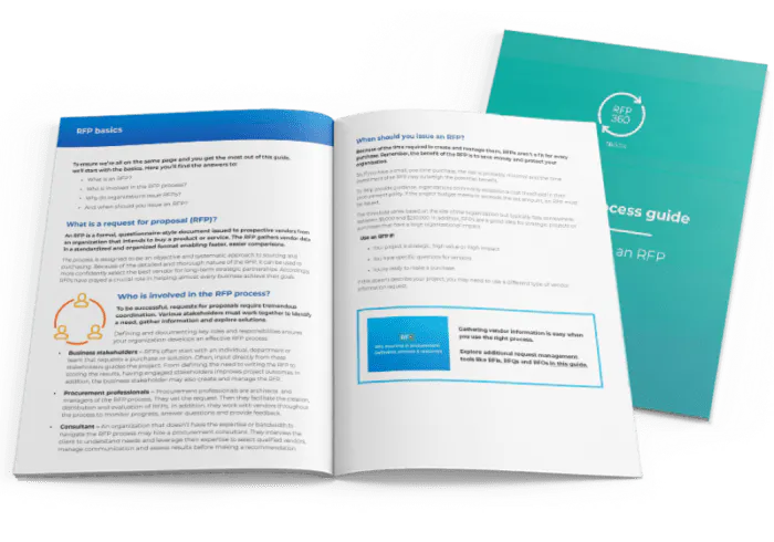 RFP Process Guide ebook RFP360