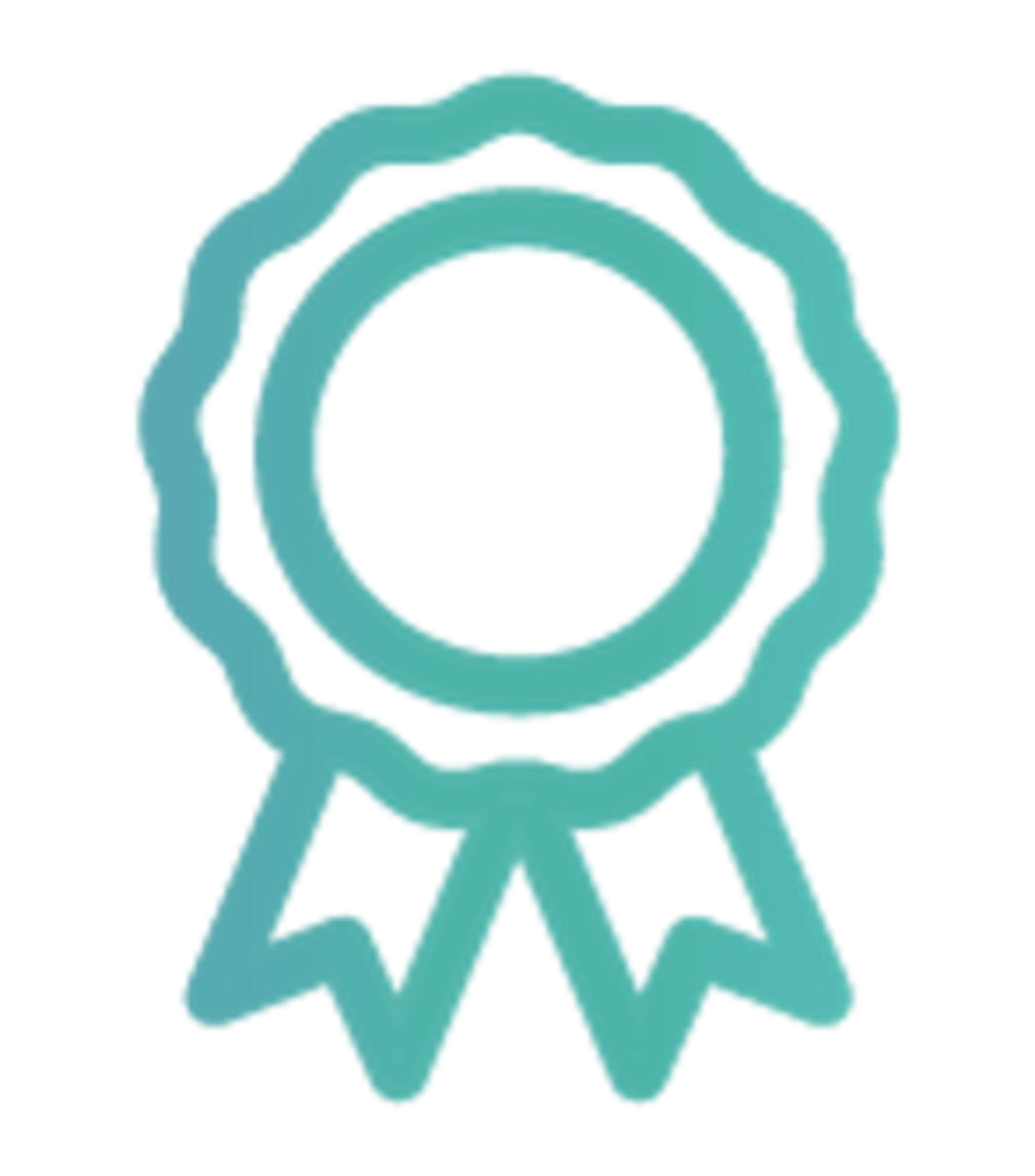 Teal Badge Icon For Procurement Skills Certification | RFP360