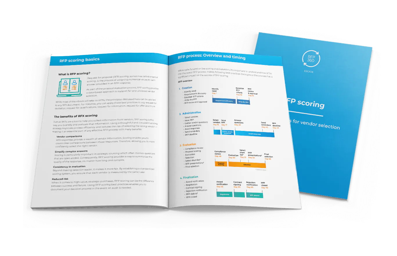 RFP scoring ebook- Best practices for vendor selection