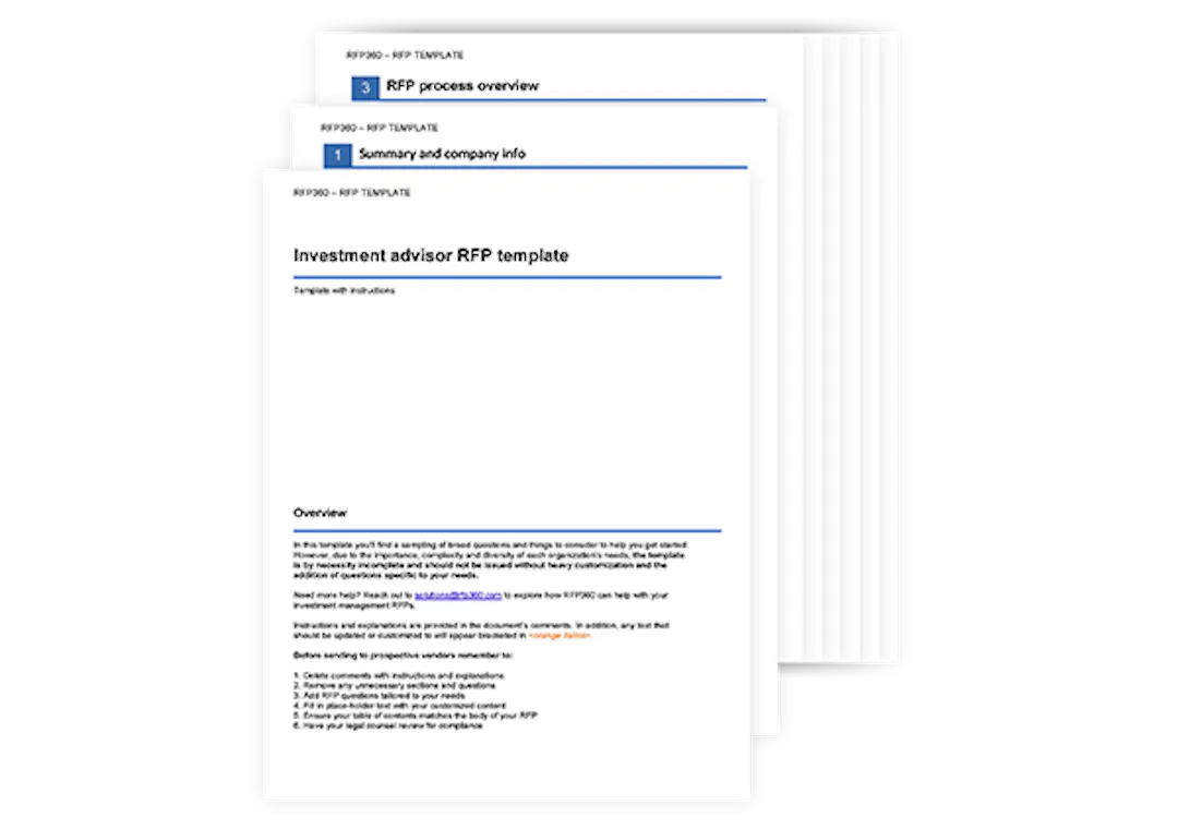 The Investment Management RFP: Everything You Need to Know | Responsive