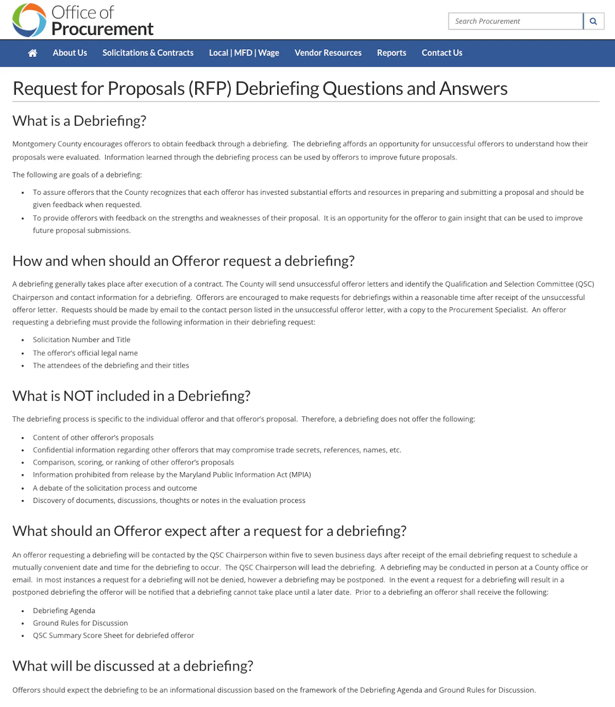 RFP Debriefs: Key to Vendor Relationship Success | Responsive