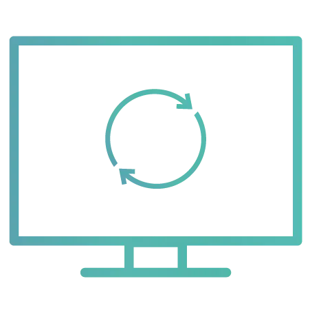 Full circle RFP computer icon