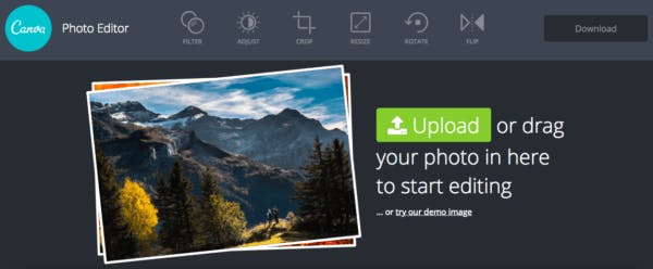 Canva Photo Editor