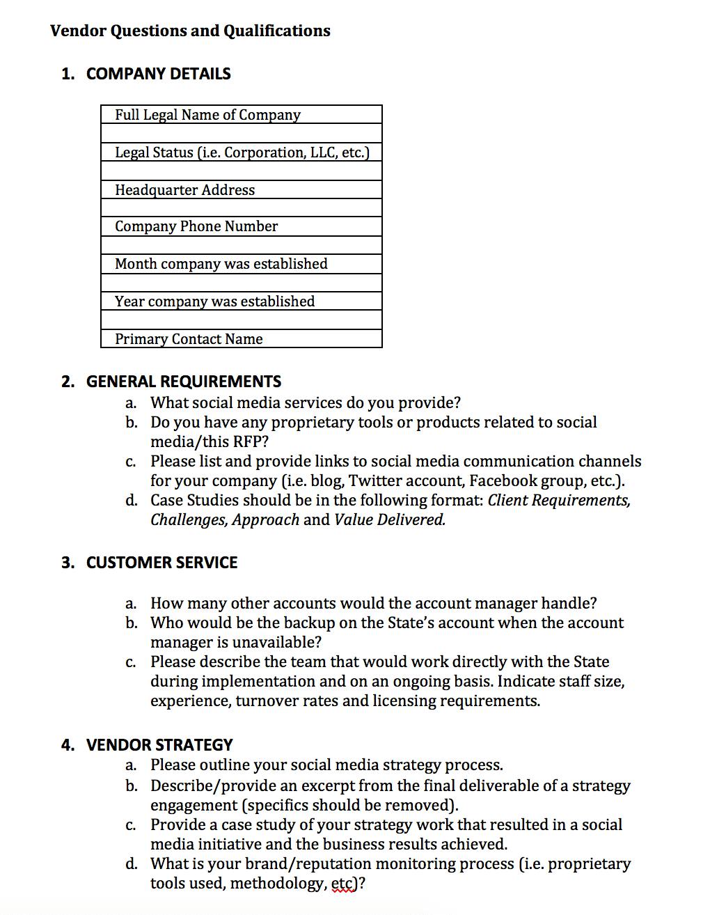 rfp software word importing