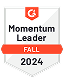 g2 award badge - momentum leader