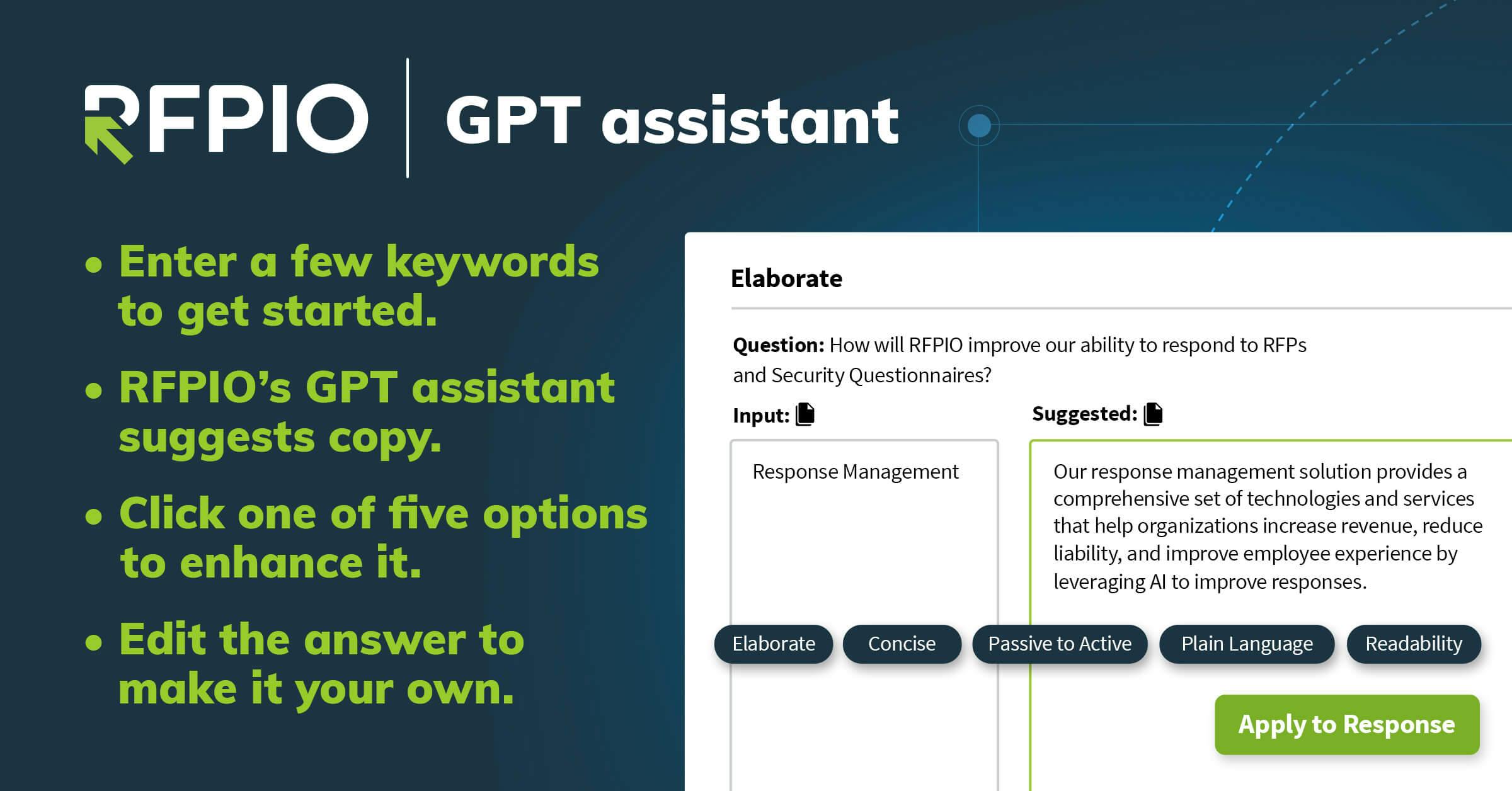 RFPIO GPT assistant slide