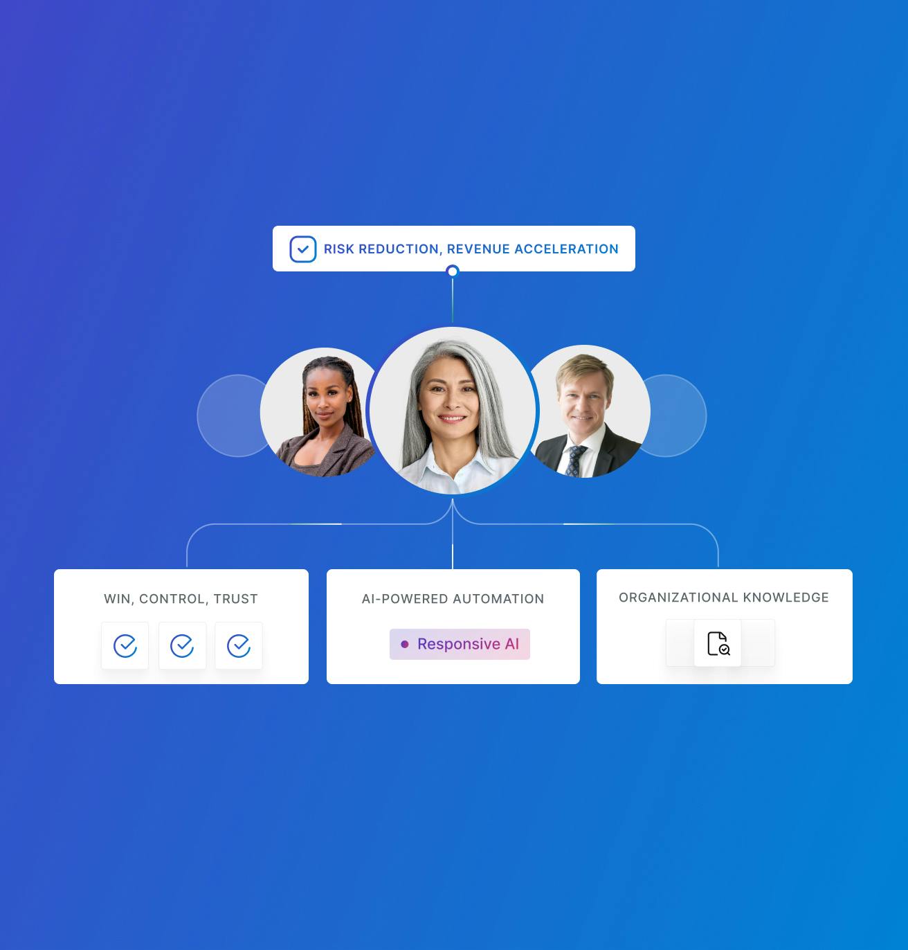 Executive team illustration