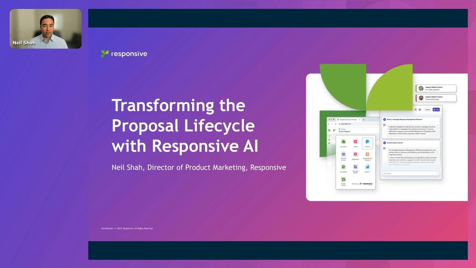 Proposal Lifecycle Transforming the Proposal Lifecycle with AI Webinar | Responsive