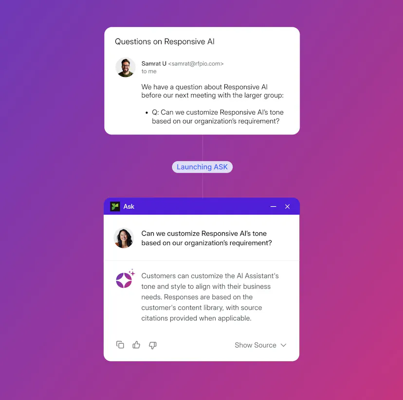 Ask | Empower Field Teams with AI-Driven Responses | Responsive