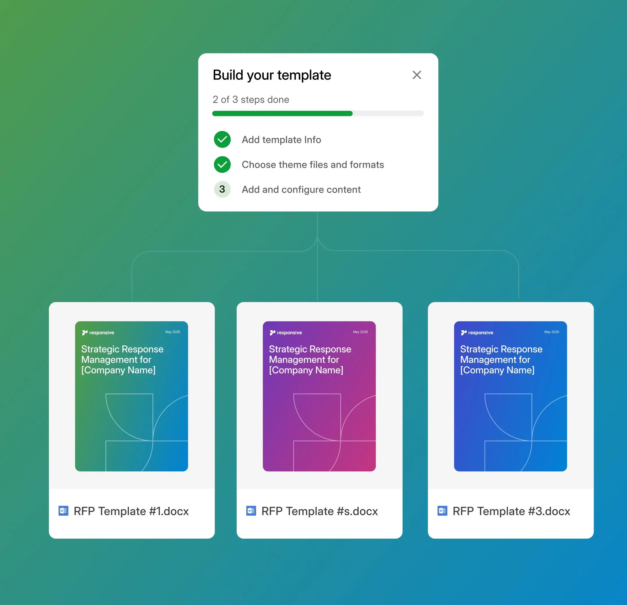 Proposal Builder hero screenshot