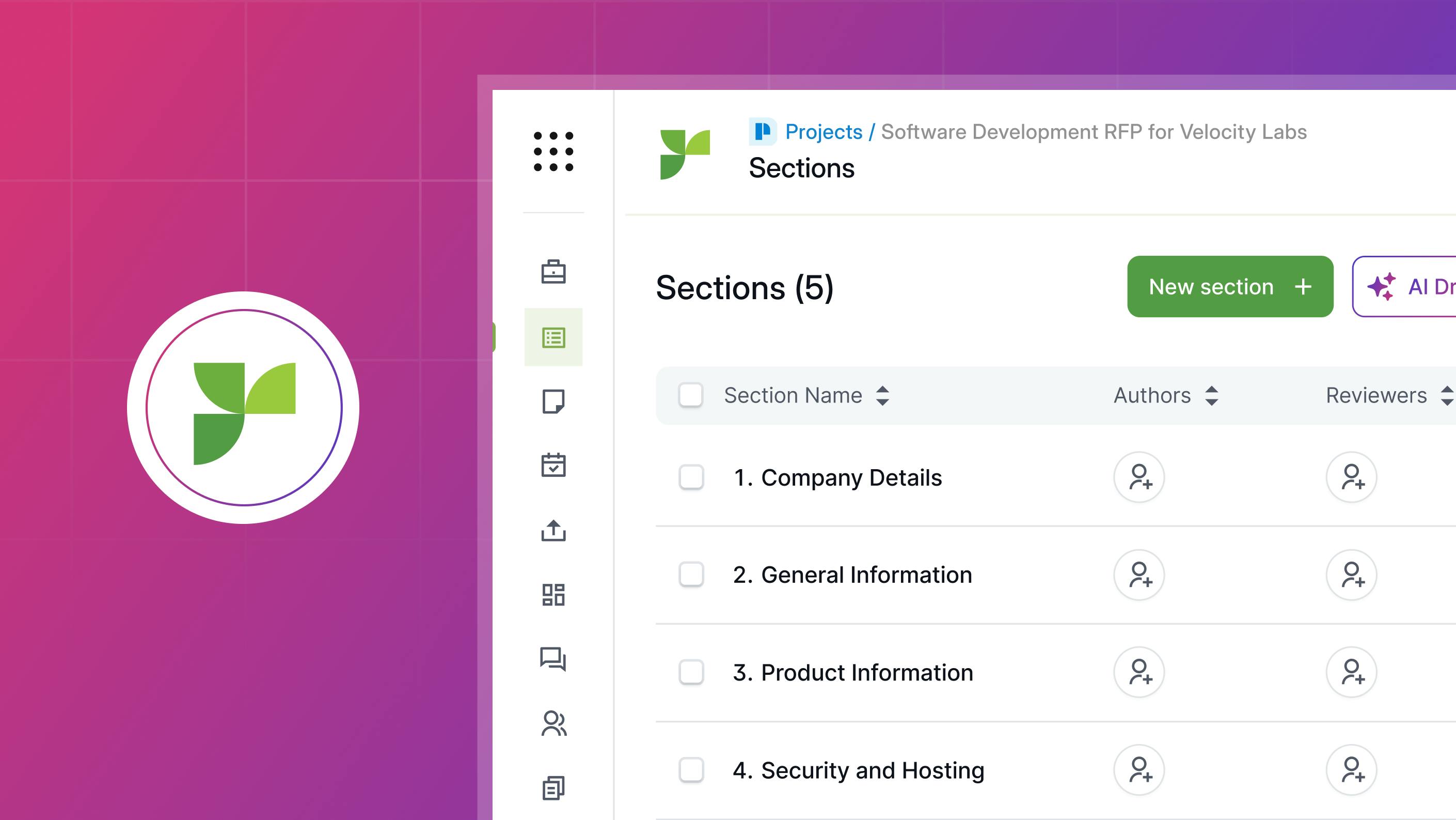 Responsive mockup showing the Responsive logo next to a screenshot of the Responsive platform