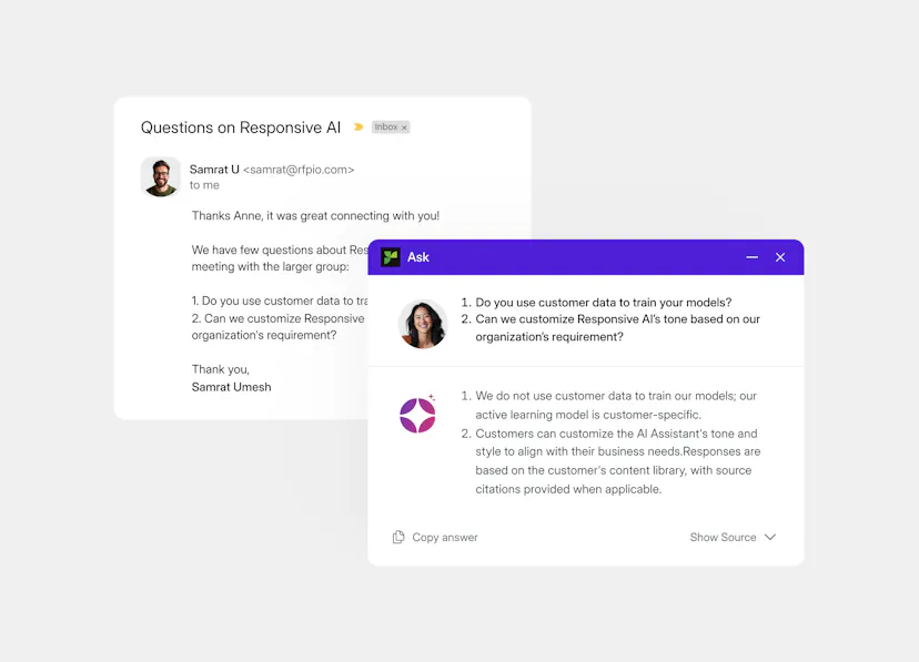 Ask | Empower Field Teams with AI-Driven Responses | Responsive