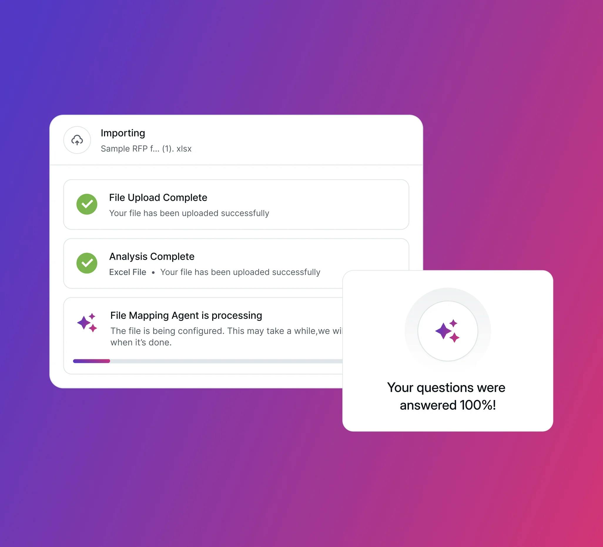 responsive ai import screenshot