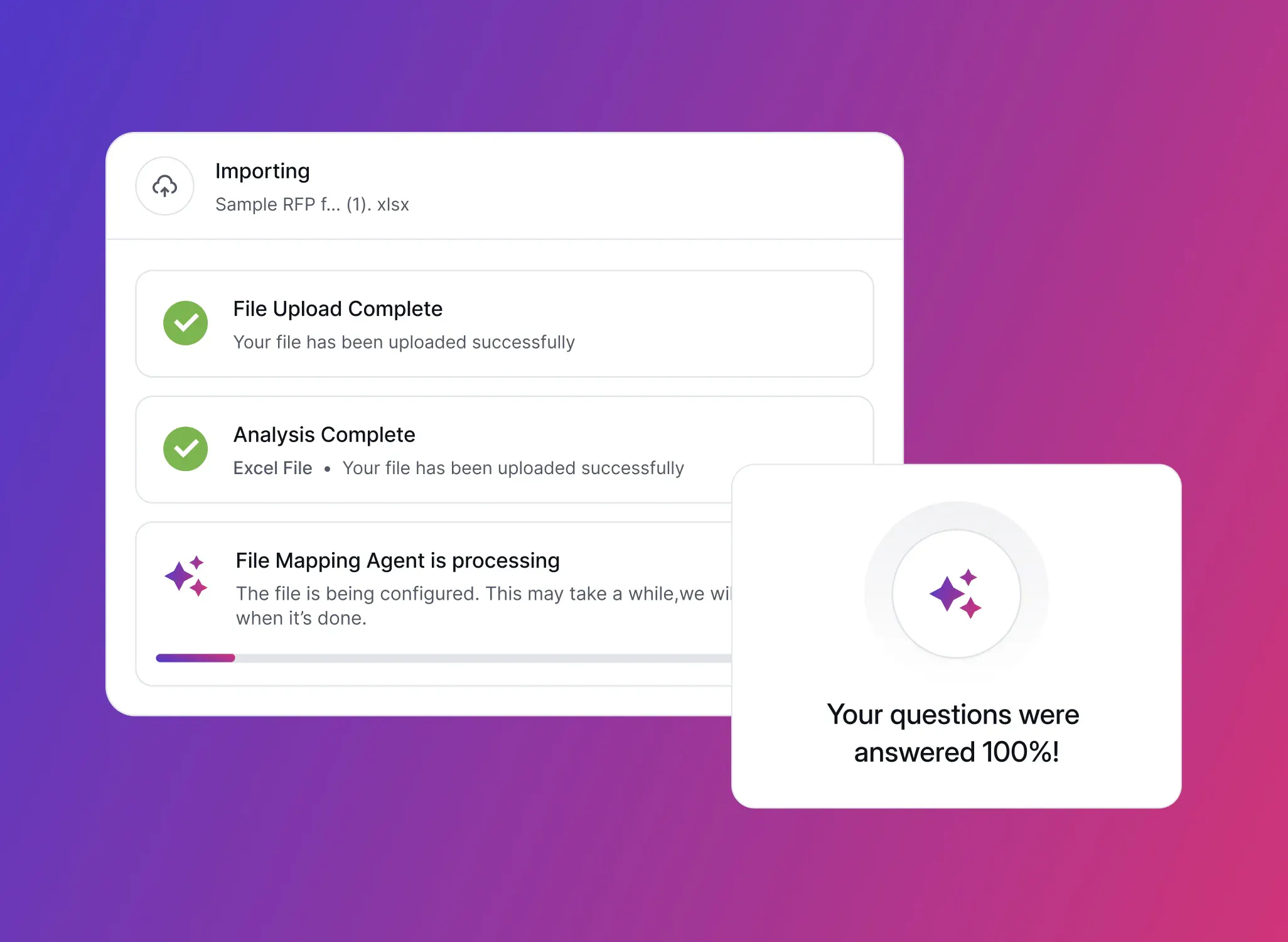 responsive ai import screenshot