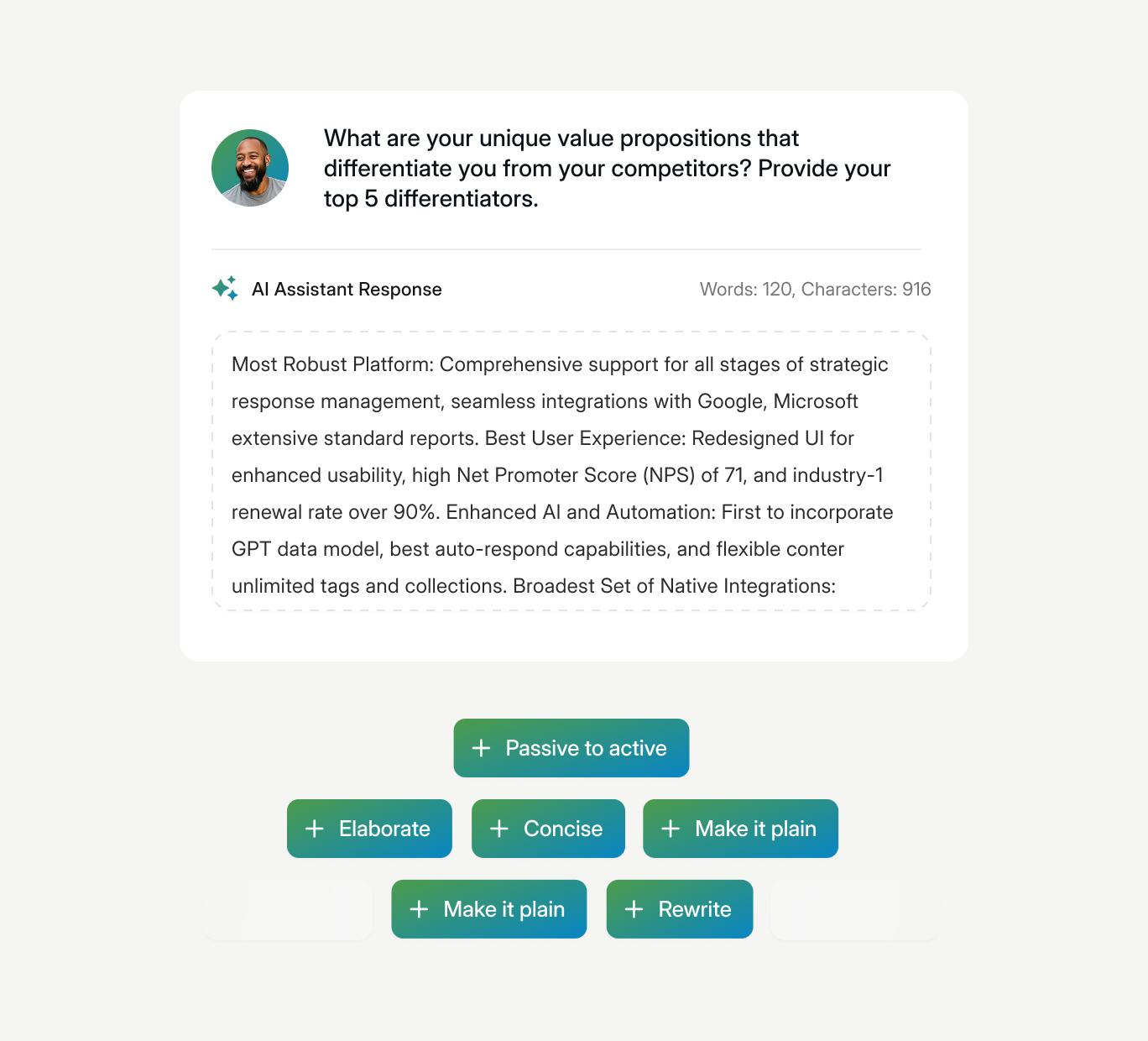 responsive ai assistant