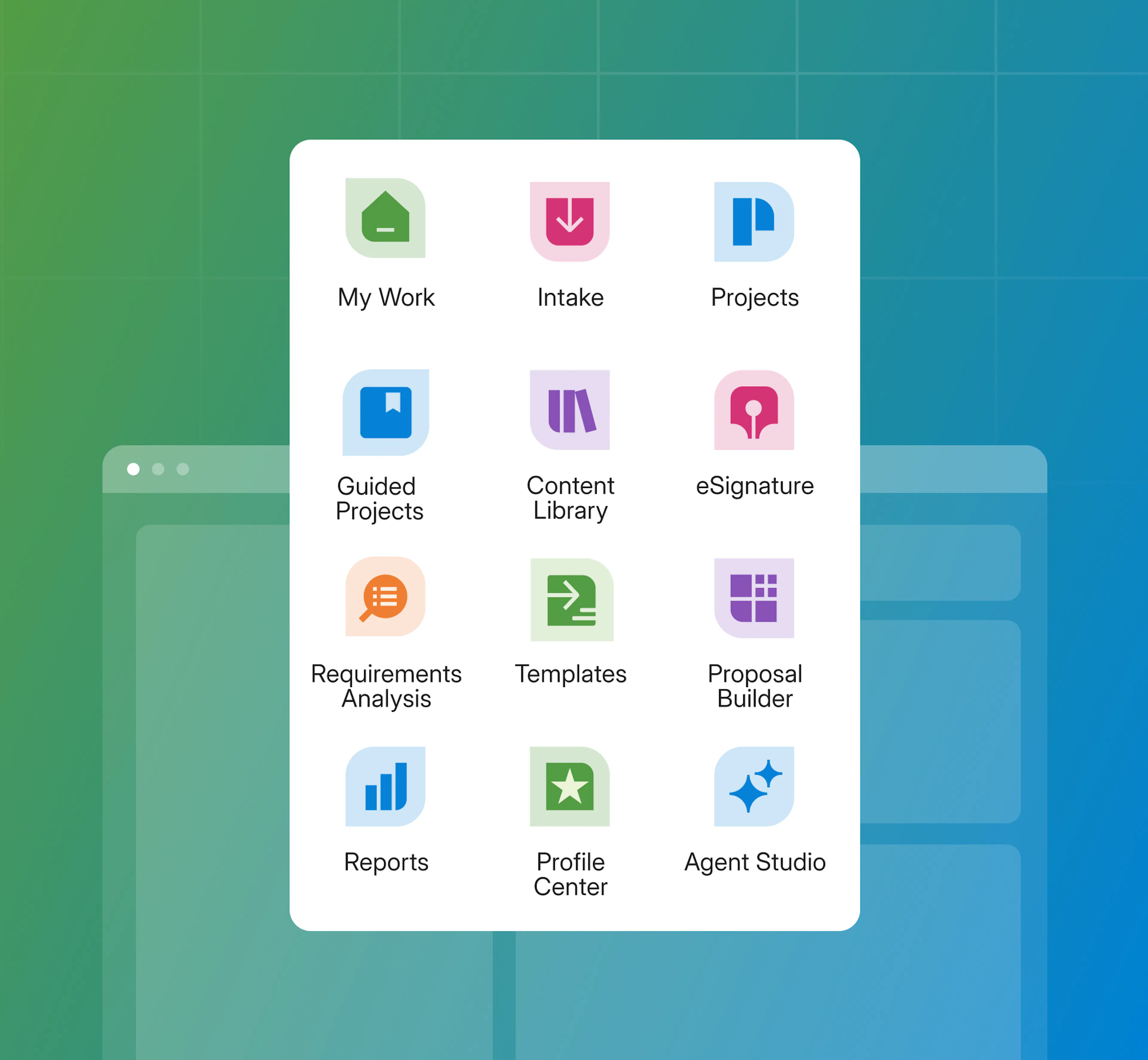 Responsive menu illustration