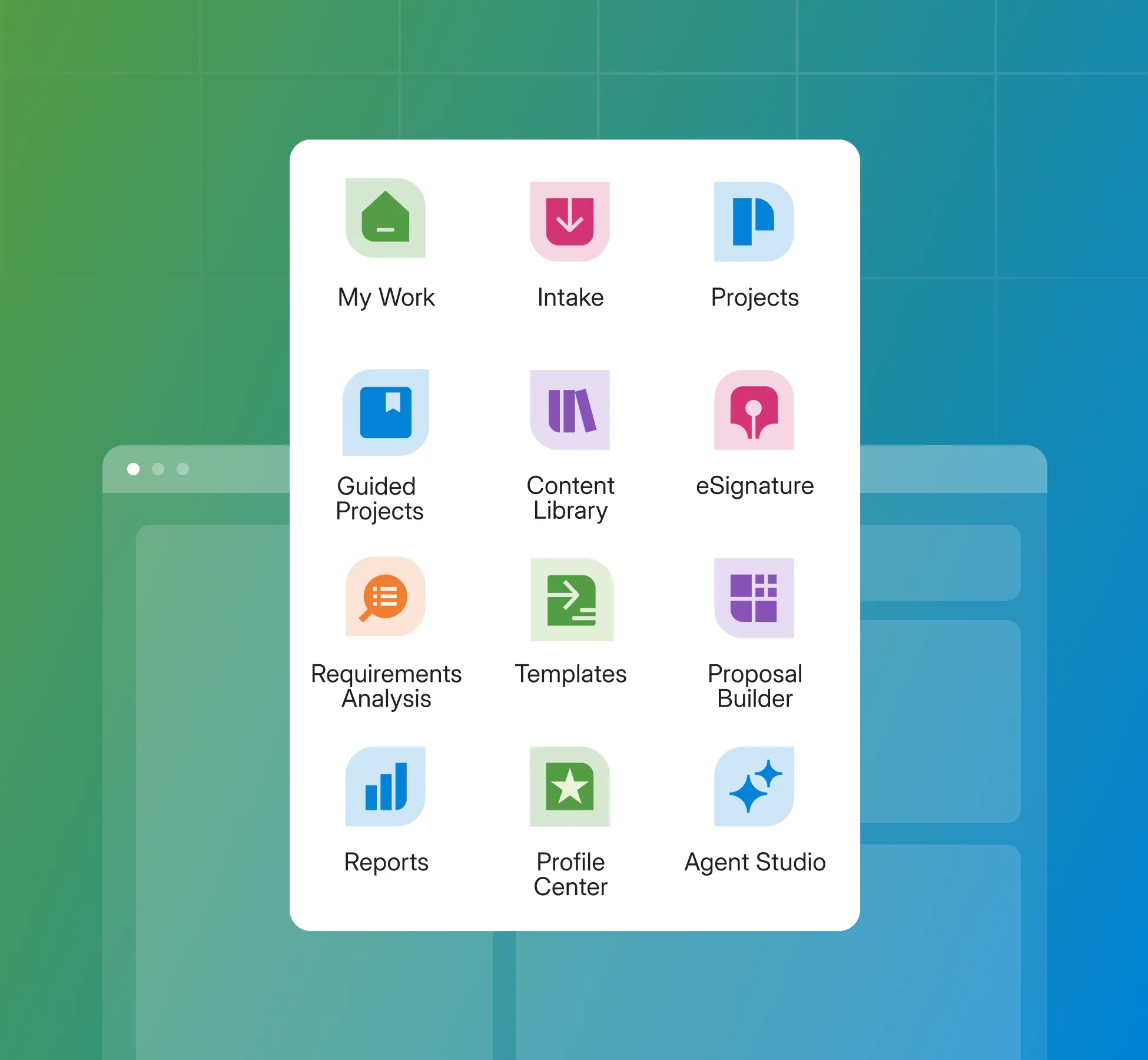 Responsive menu illustration